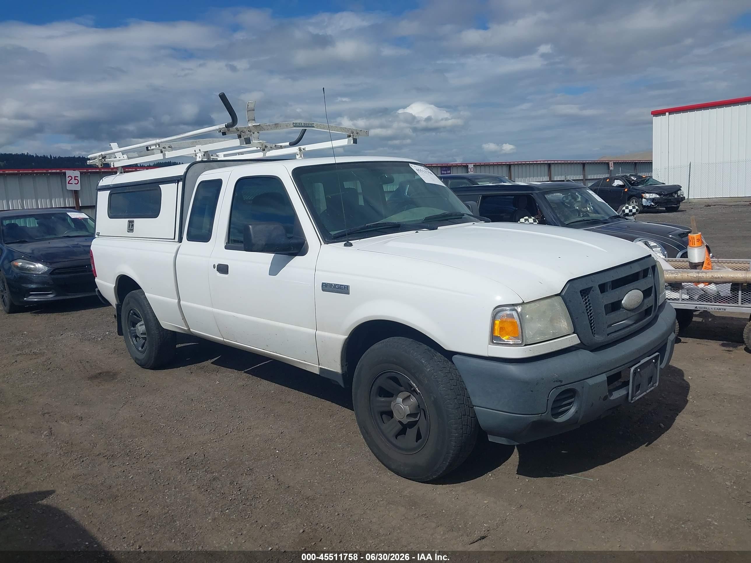 2008 Ford Ranger Fx4 Off-rd/sport/xl/xlt White vin: 1FTZR15E58PA66585