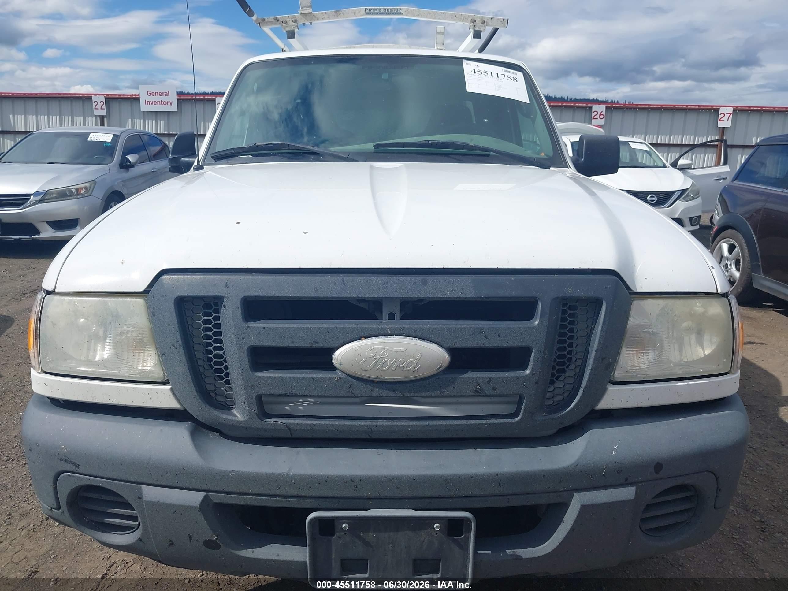 2008 Ford Ranger Fx4 Off-rd/sport/xl/xlt White vin: 1FTZR15E58PA66585