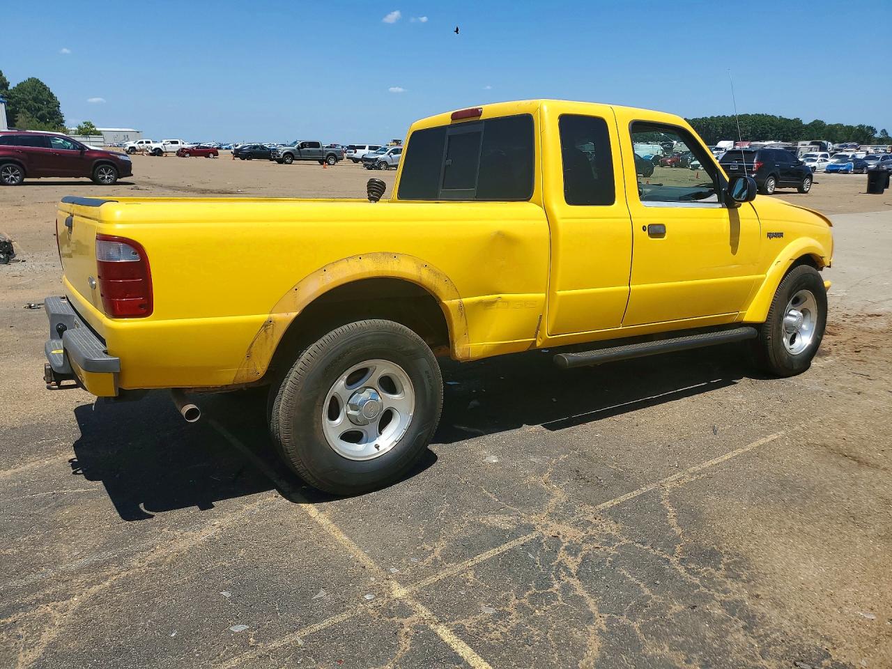 2001 Ford Ranger Super Cab Yellow vin: 1FTZR15E61PA48635