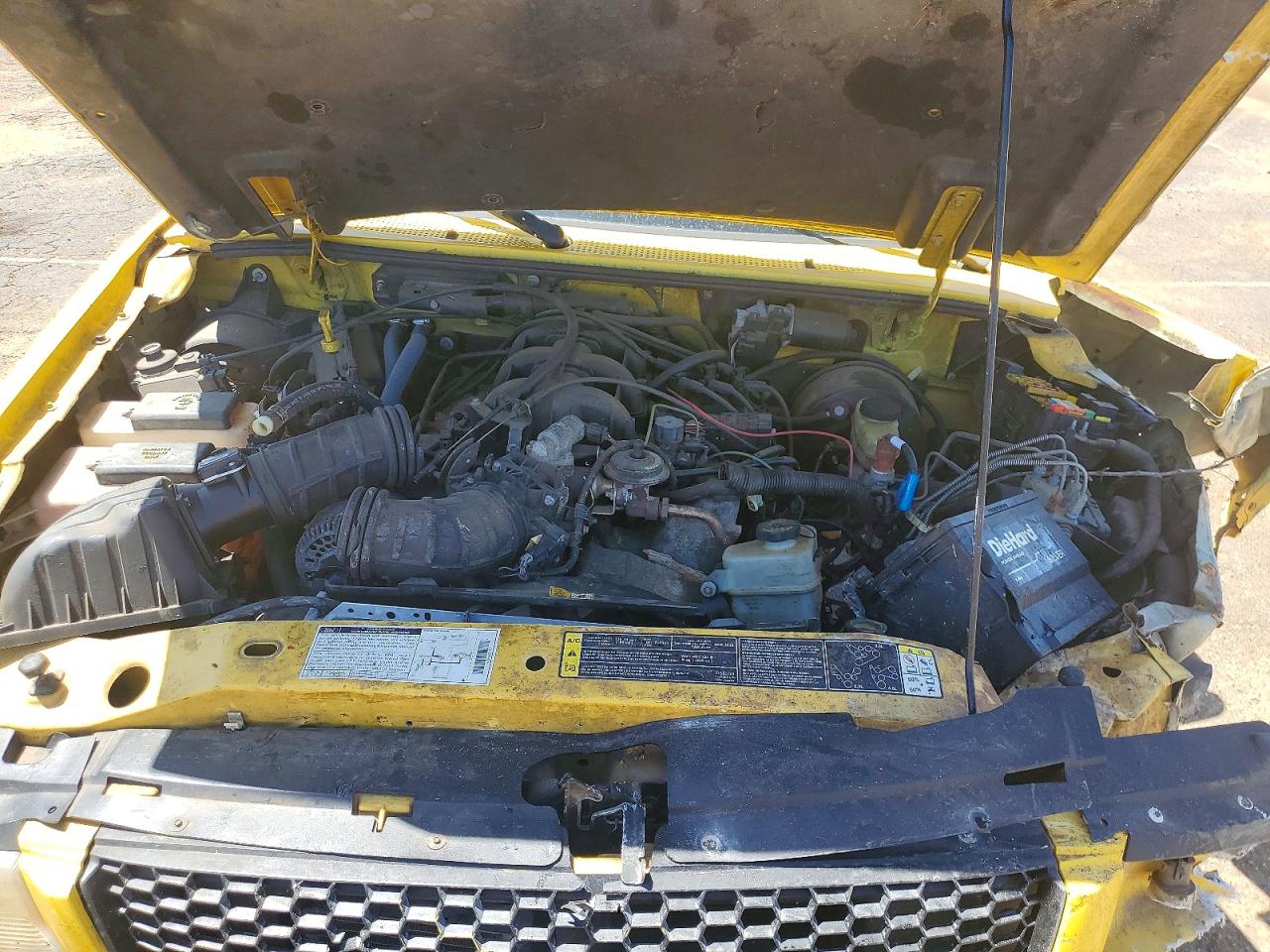 2001 Ford Ranger Super Cab Yellow vin: 1FTZR15E61PA48635