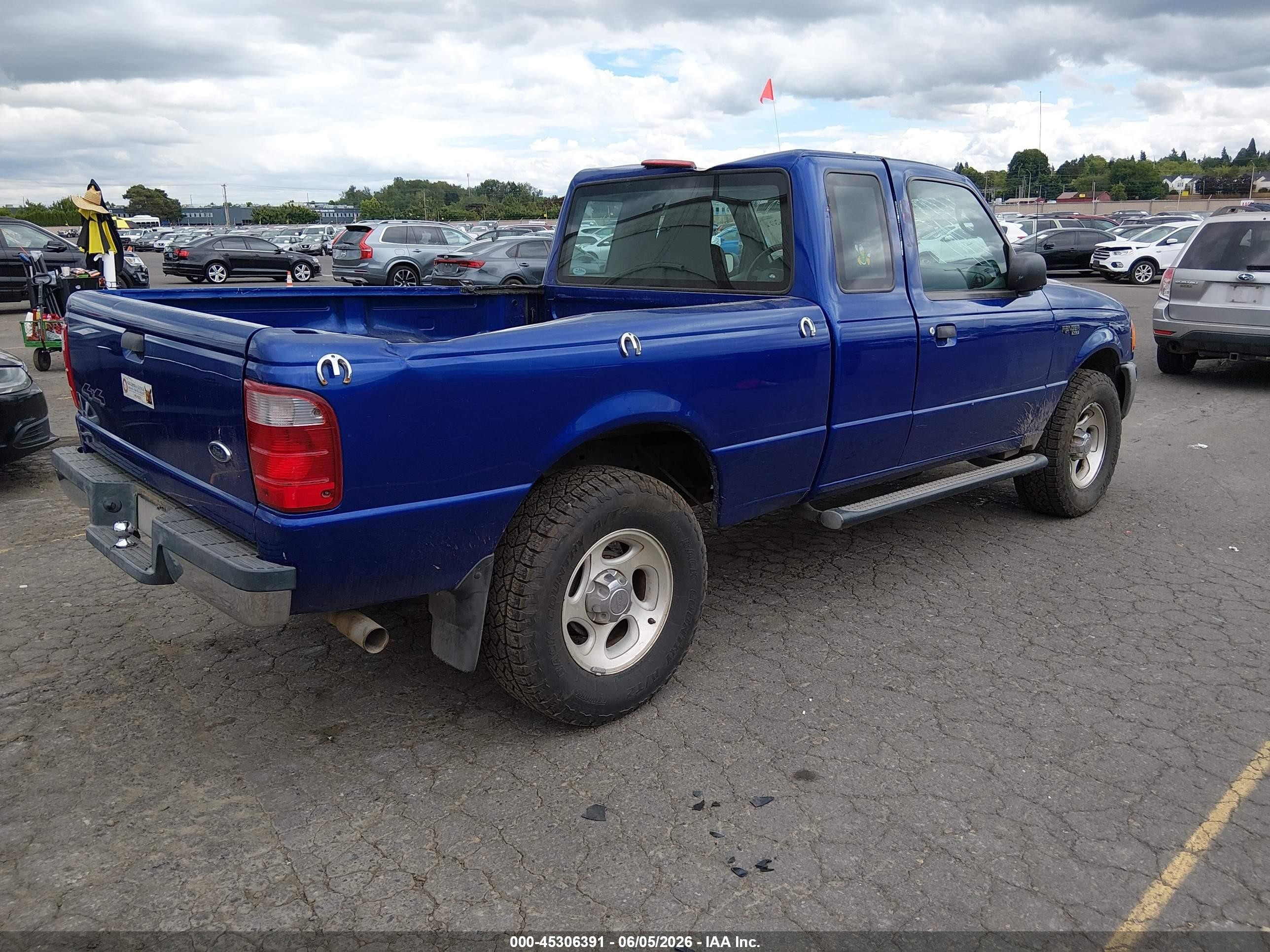 2005 Ford Ranger Edge/xl/xlt Blue vin: 1FTZR15E65PB04398
