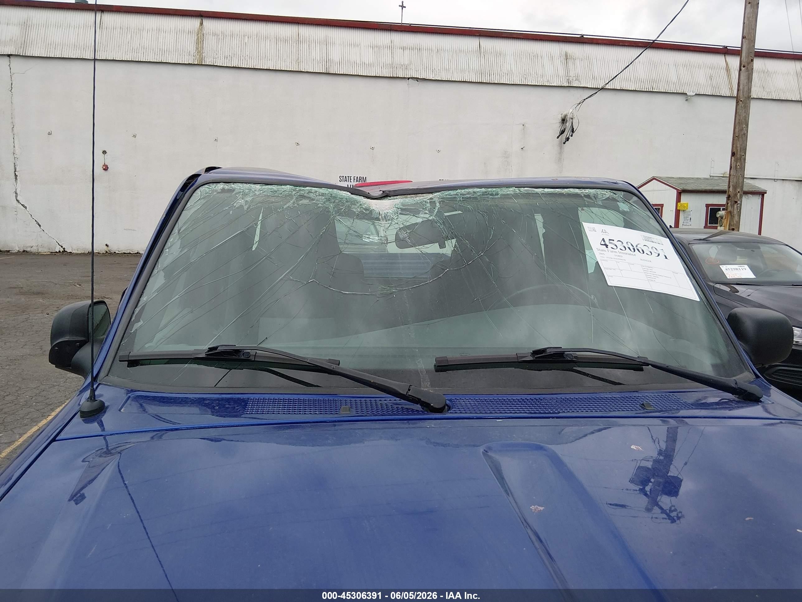 2005 Ford Ranger Edge/xl/xlt Blue vin: 1FTZR15E65PB04398