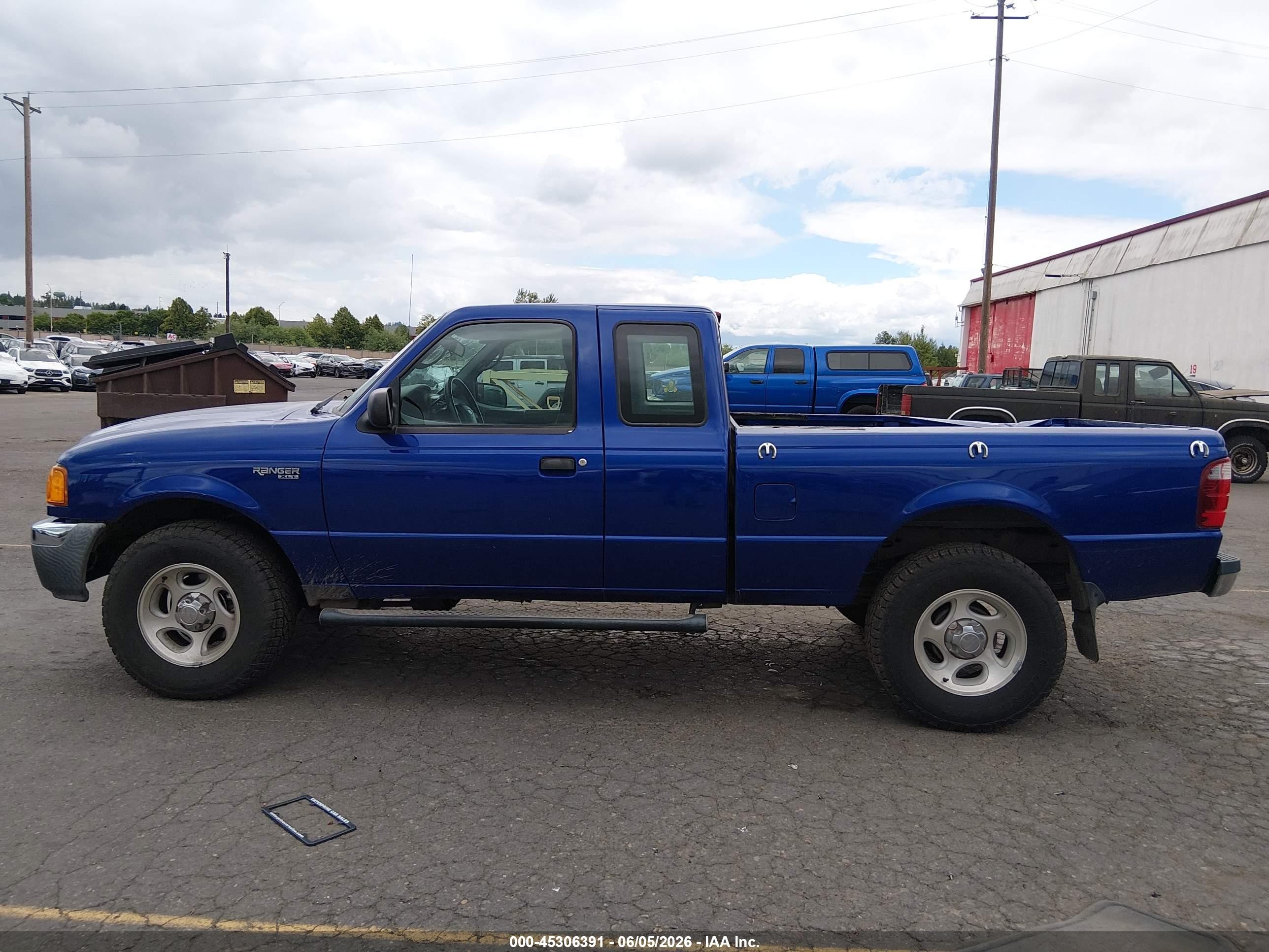 2005 Ford Ranger Edge/xl/xlt Blue vin: 1FTZR15E65PB04398