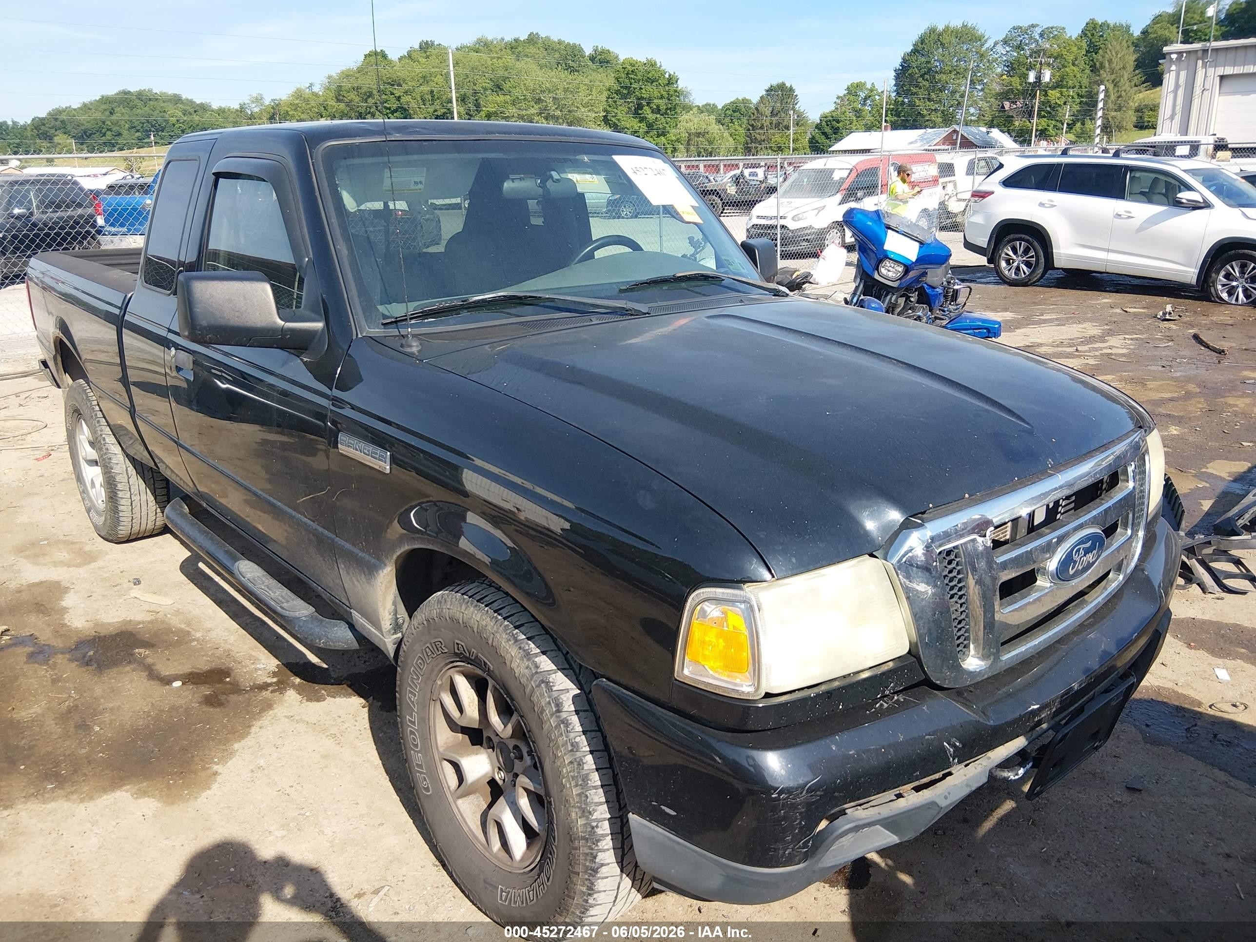 2007 Ford Ranger Fx4 Off-road/sport/xl/xlt Black vin: 1FTZR15E67PA40852