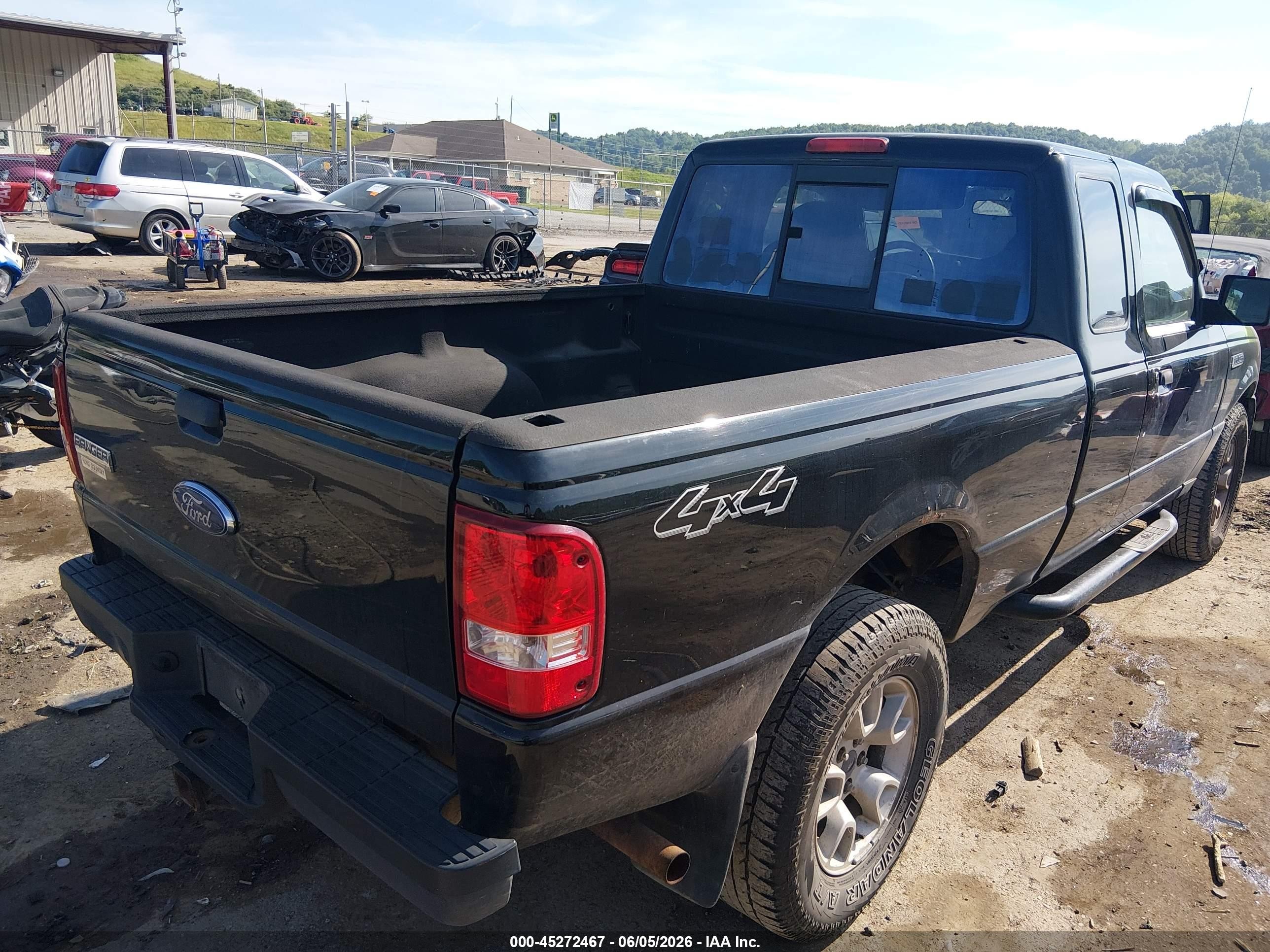 2007 Ford Ranger Fx4 Off-road/sport/xl/xlt Black vin: 1FTZR15E67PA40852