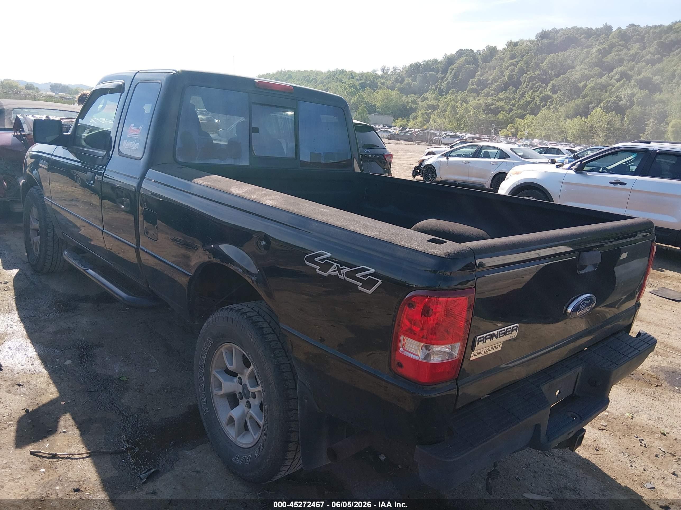 2007 Ford Ranger Fx4 Off-road/sport/xl/xlt Black vin: 1FTZR15E67PA40852