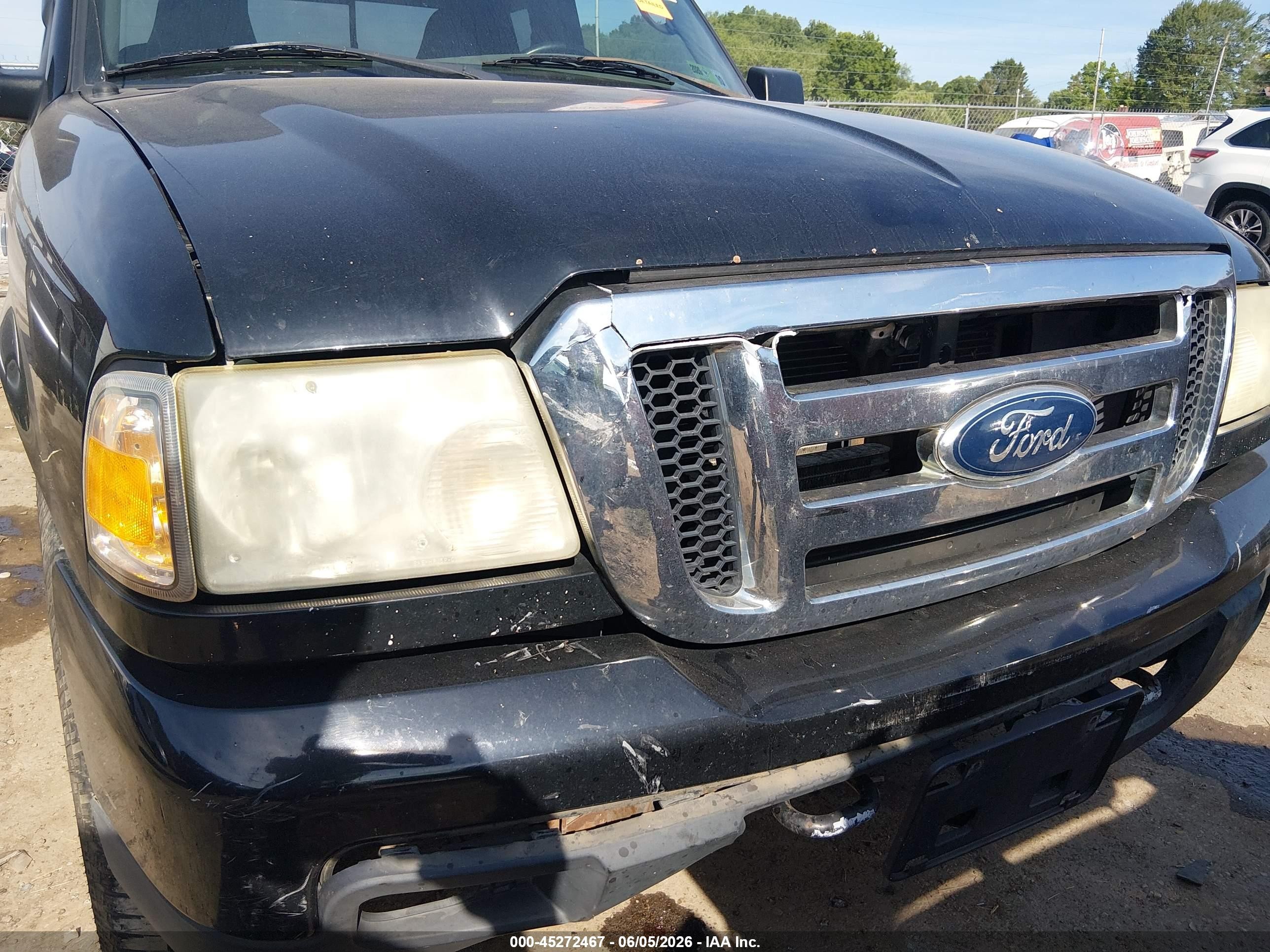 2007 Ford Ranger Fx4 Off-road/sport/xl/xlt Black vin: 1FTZR15E67PA40852