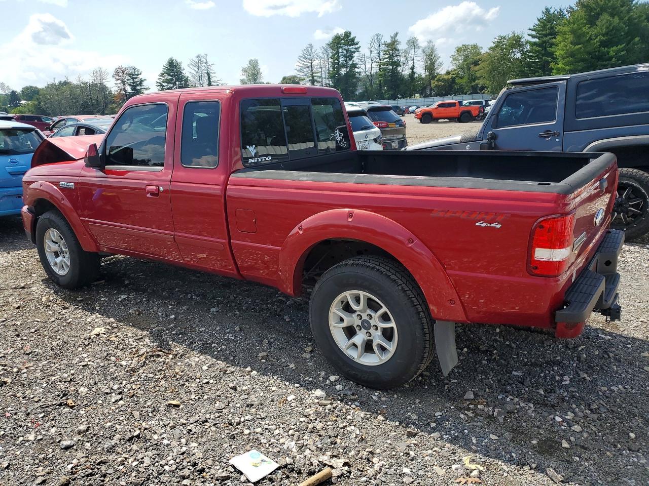 2009 Ford Ranger Super Cab Red vin: 1FTZR15E69PA62482