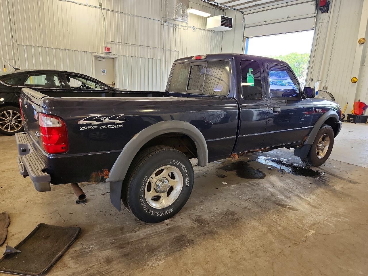 2001 Ford Ranger Super Cab Blue vin: 1FTZR15E71PA00836