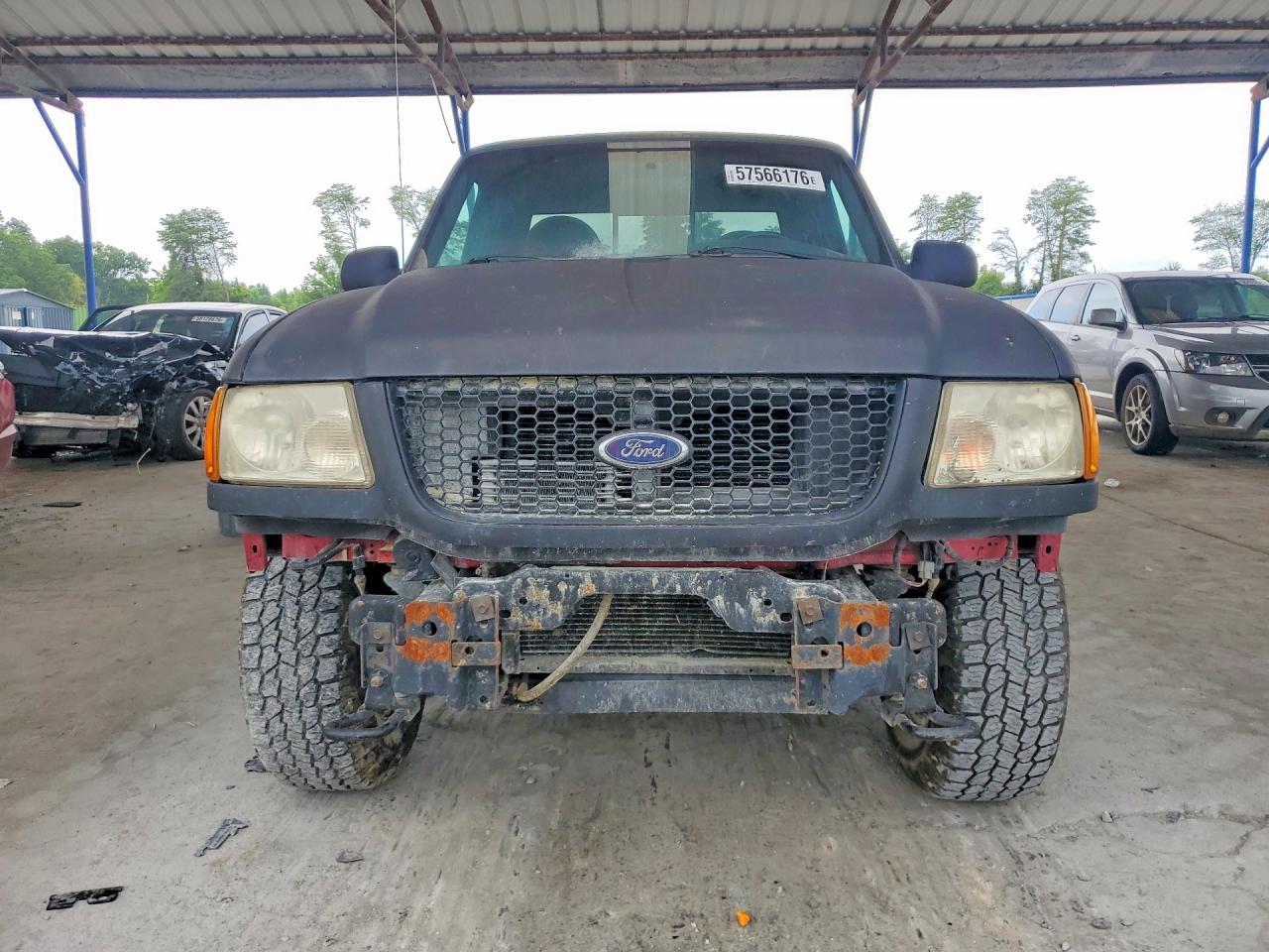 2001 Ford Ranger Super Cab Black vin: 1FTZR15E71PA02537