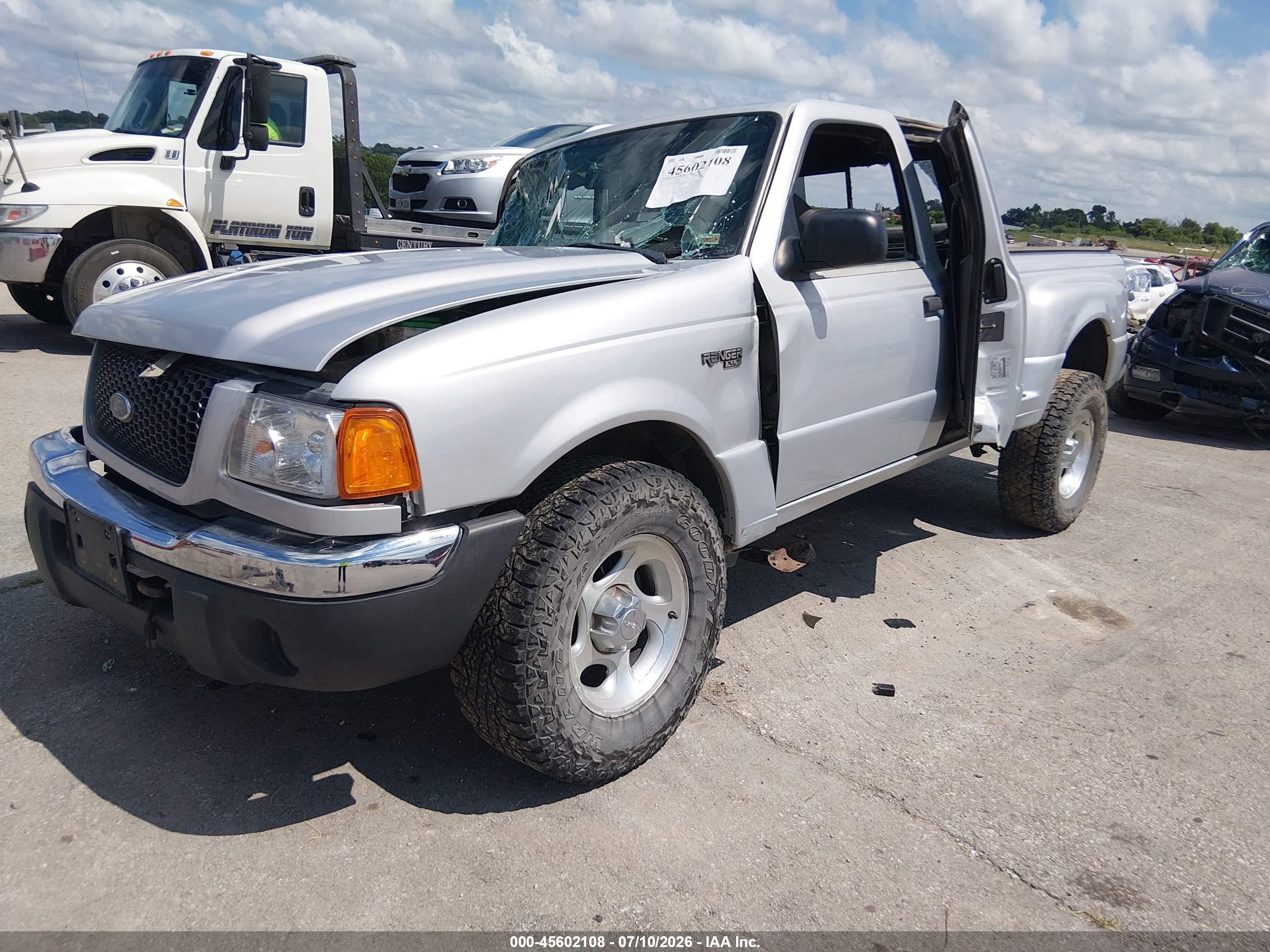 2001 Ford Ranger Edge/xlt Серебряный vin: 1FTZR15E71PB67780