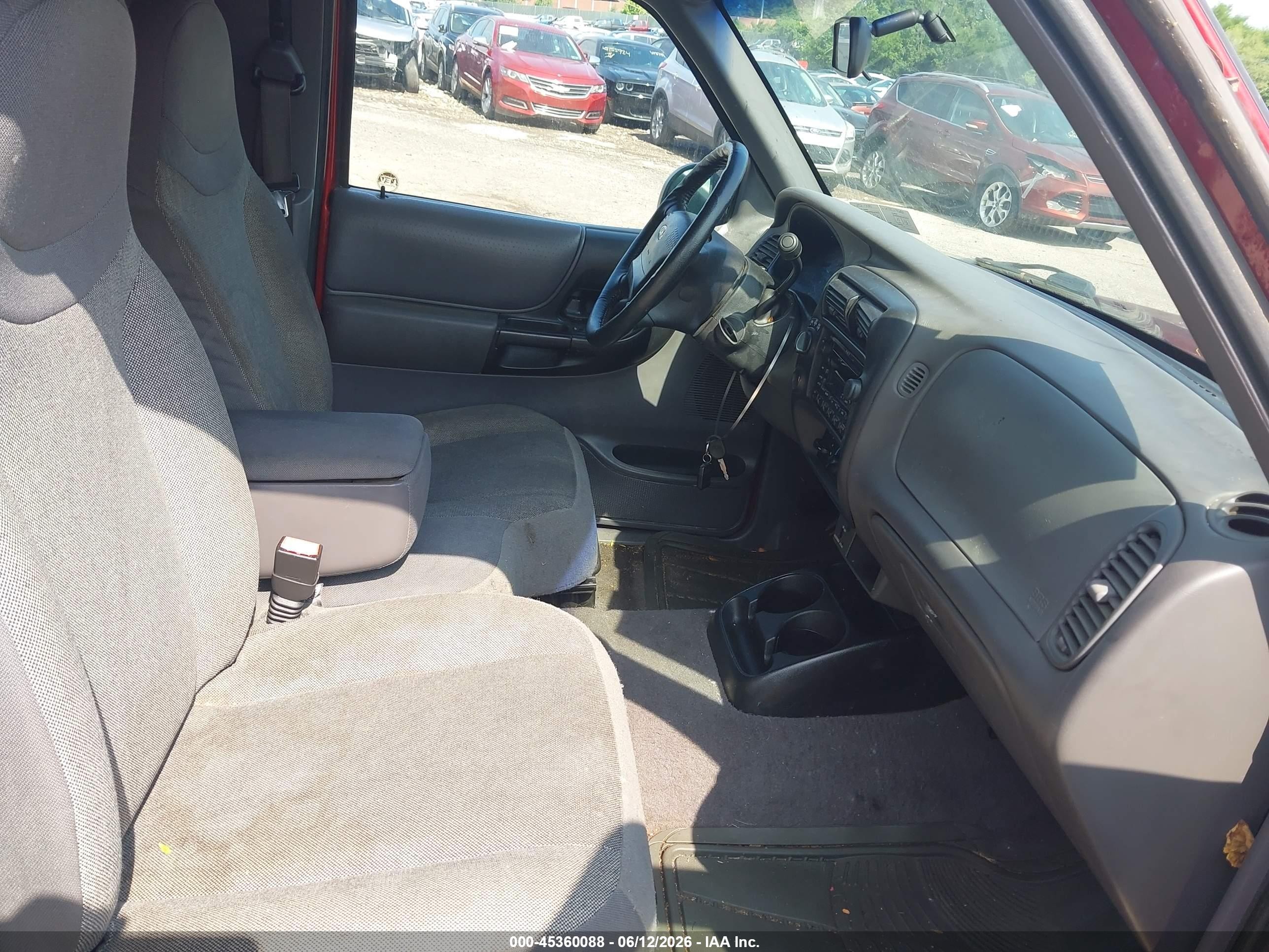 2001 Ford Ranger Edge/xlt Red vin: 1FTZR15E71TA64480