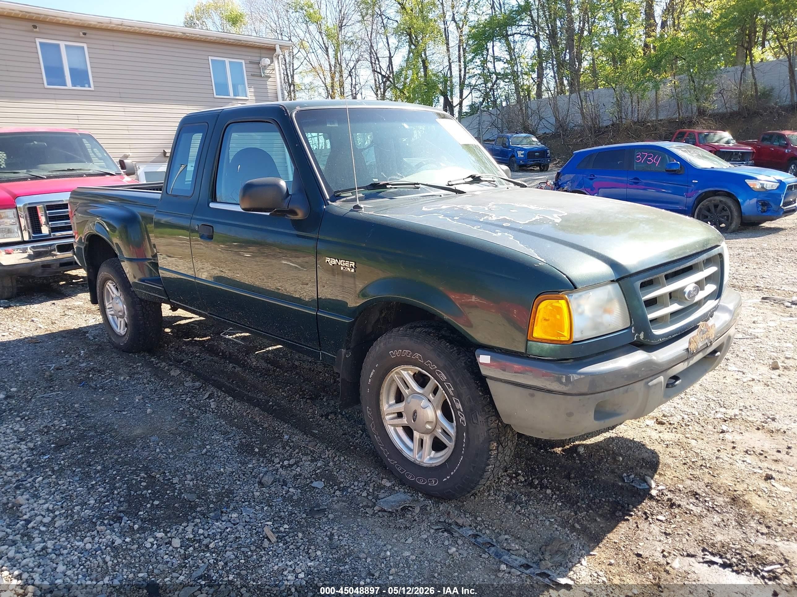 2002 Ford Ranger Xlt Green vin: 1FTZR15E72PB06690