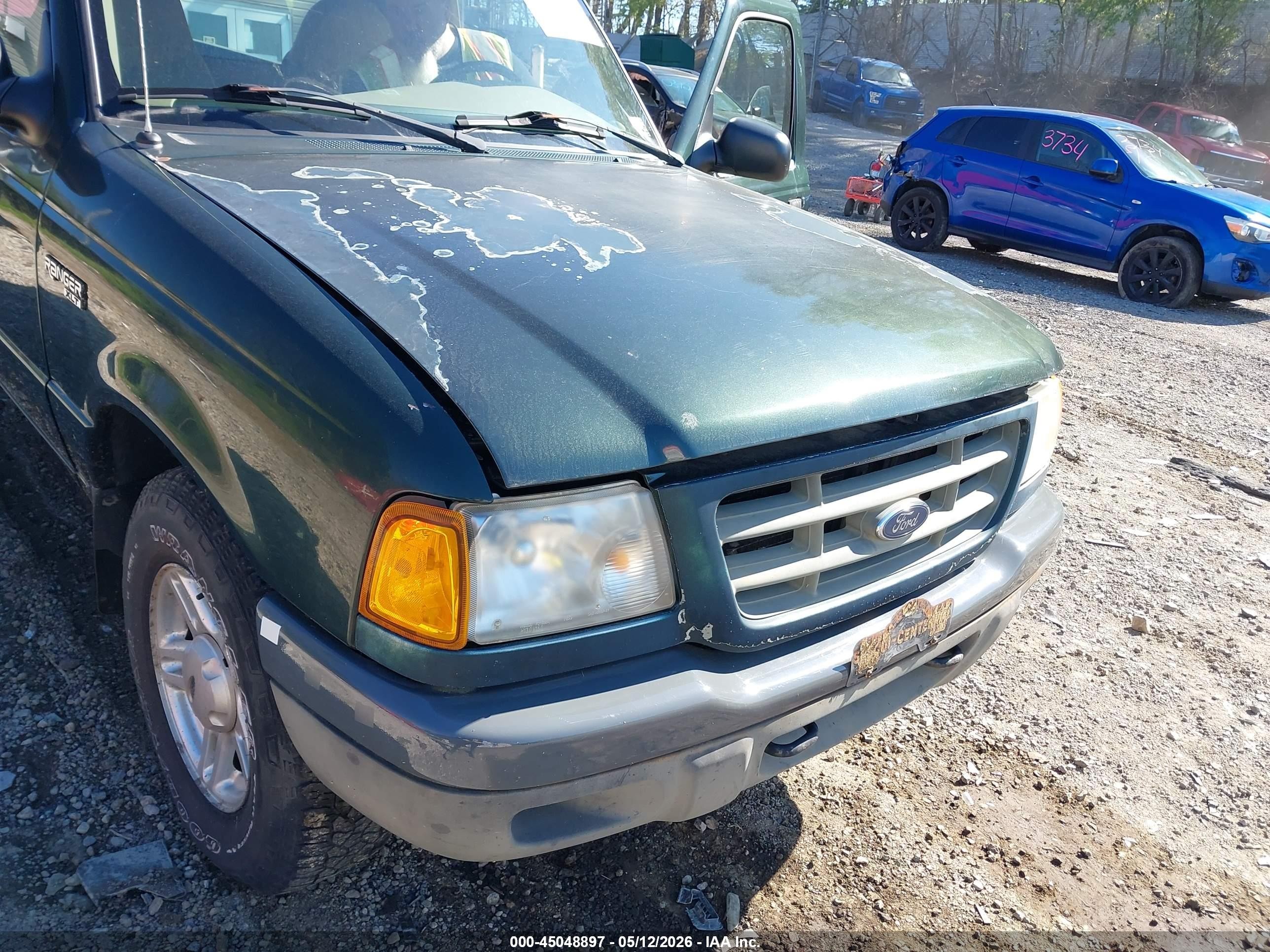 2002 Ford Ranger Xlt Зеленый vin: 1FTZR15E72PB06690