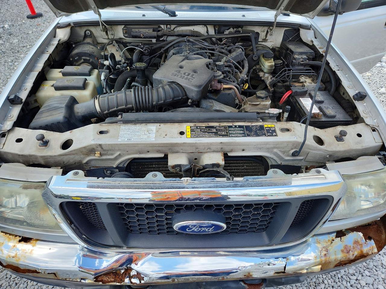 2004 Ford Ranger Super Cab Silver vin: 1FTZR15E74PB59876