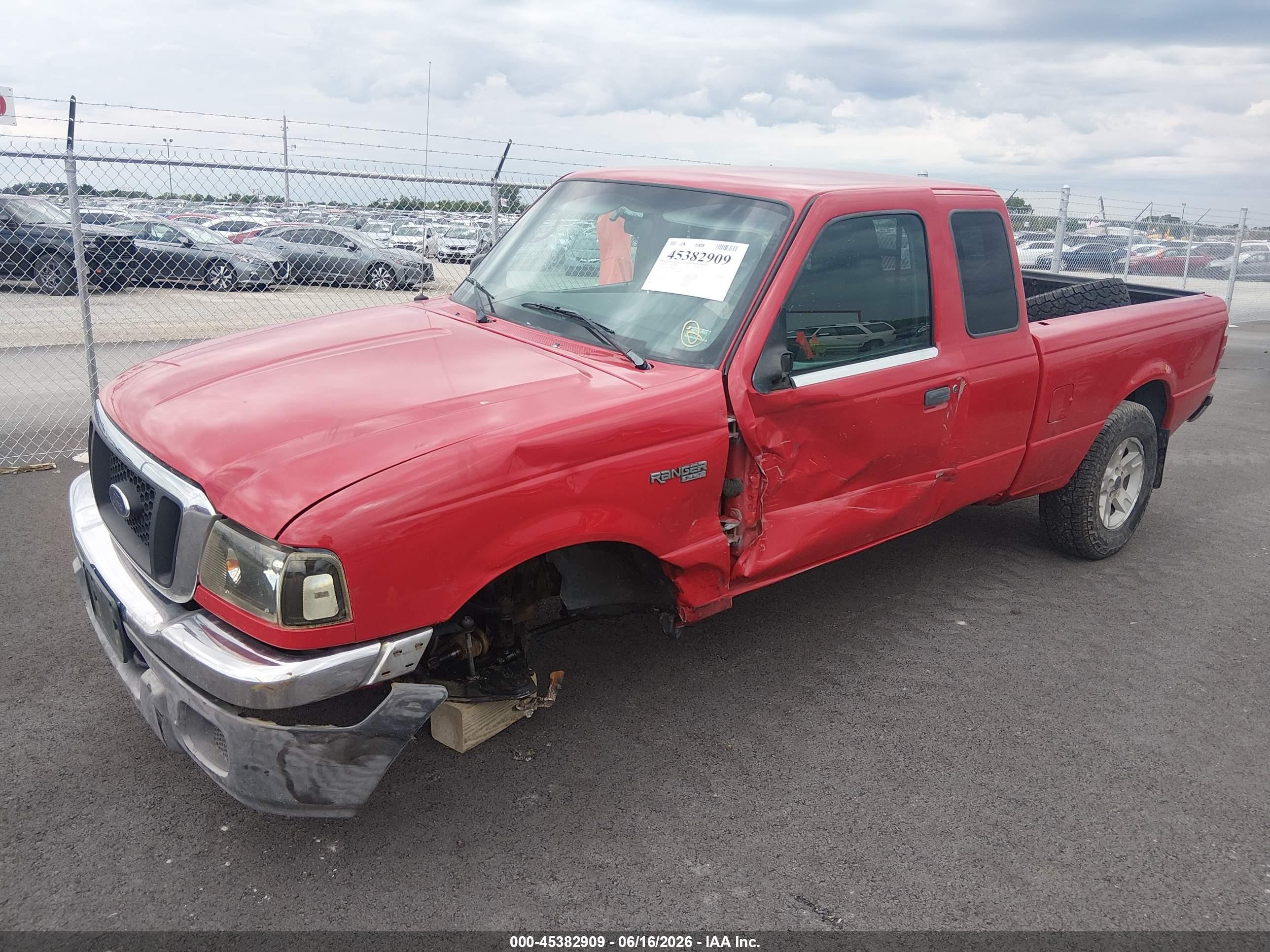 2004 Ford Ranger Xlt Red vin: 1FTZR15E74PB62454