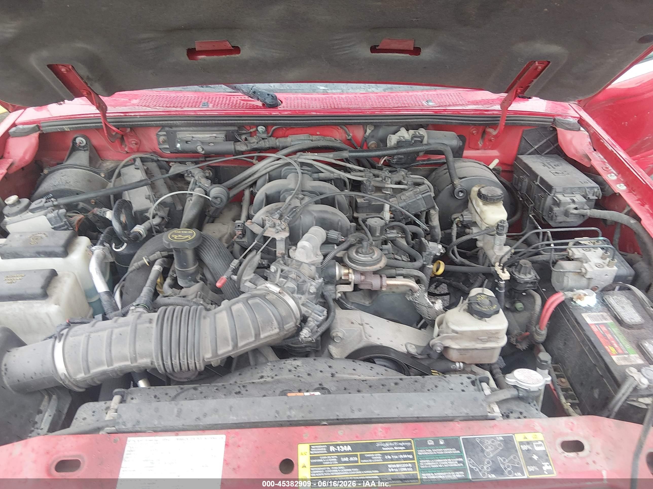 2004 Ford Ranger Xlt Red vin: 1FTZR15E74PB62454