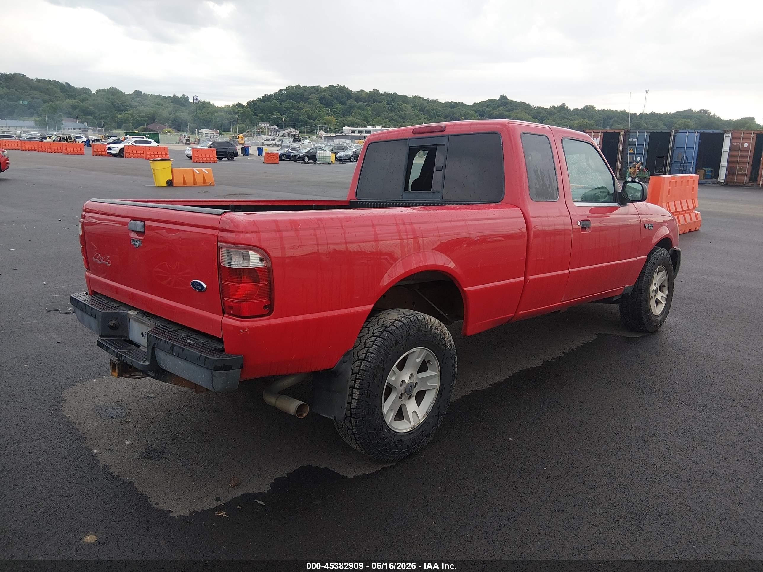 2004 Ford Ranger Xlt Red vin: 1FTZR15E74PB62454