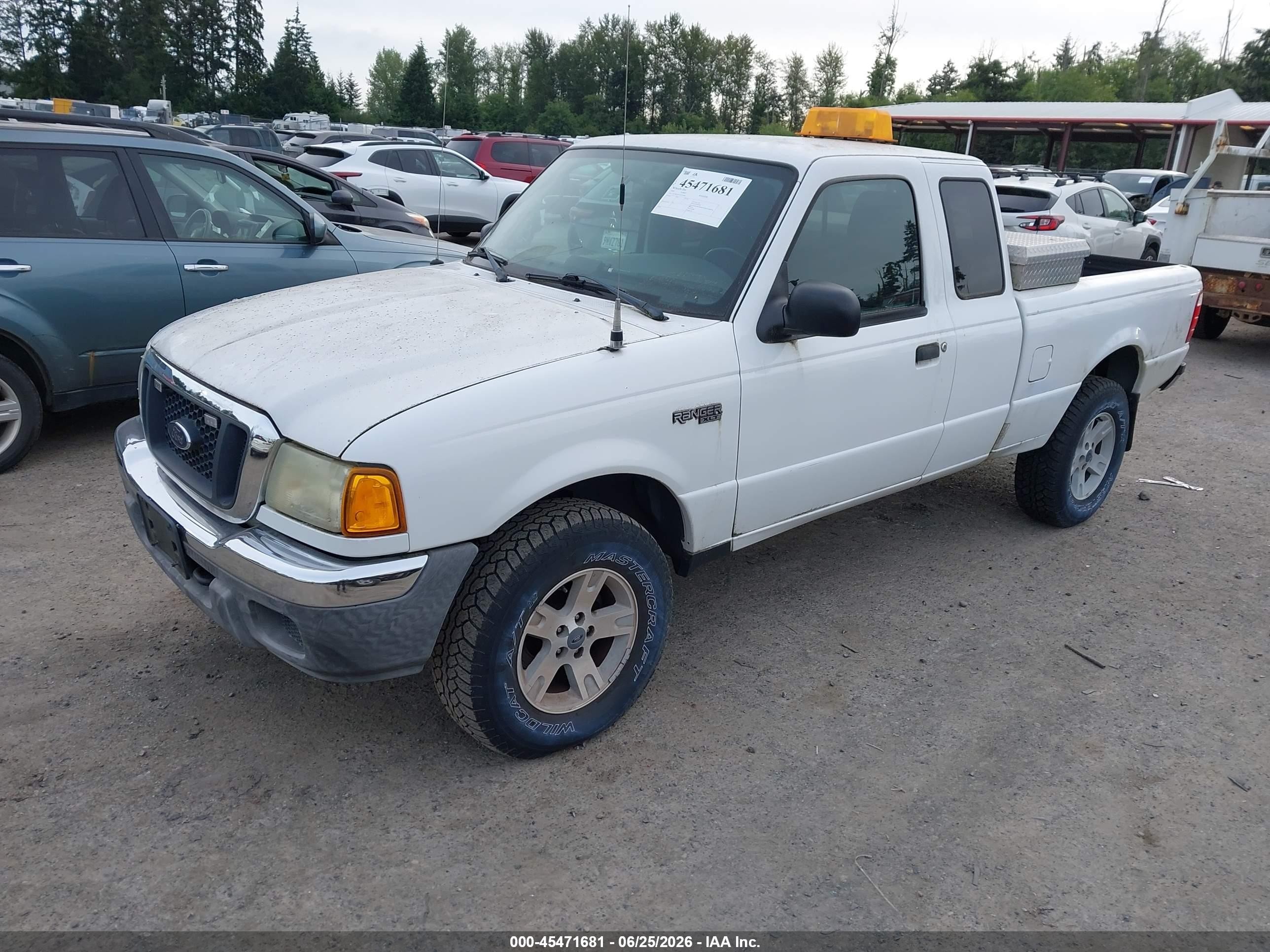 2004 Ford Ranger Xlt White vin: 1FTZR15E74TA18006