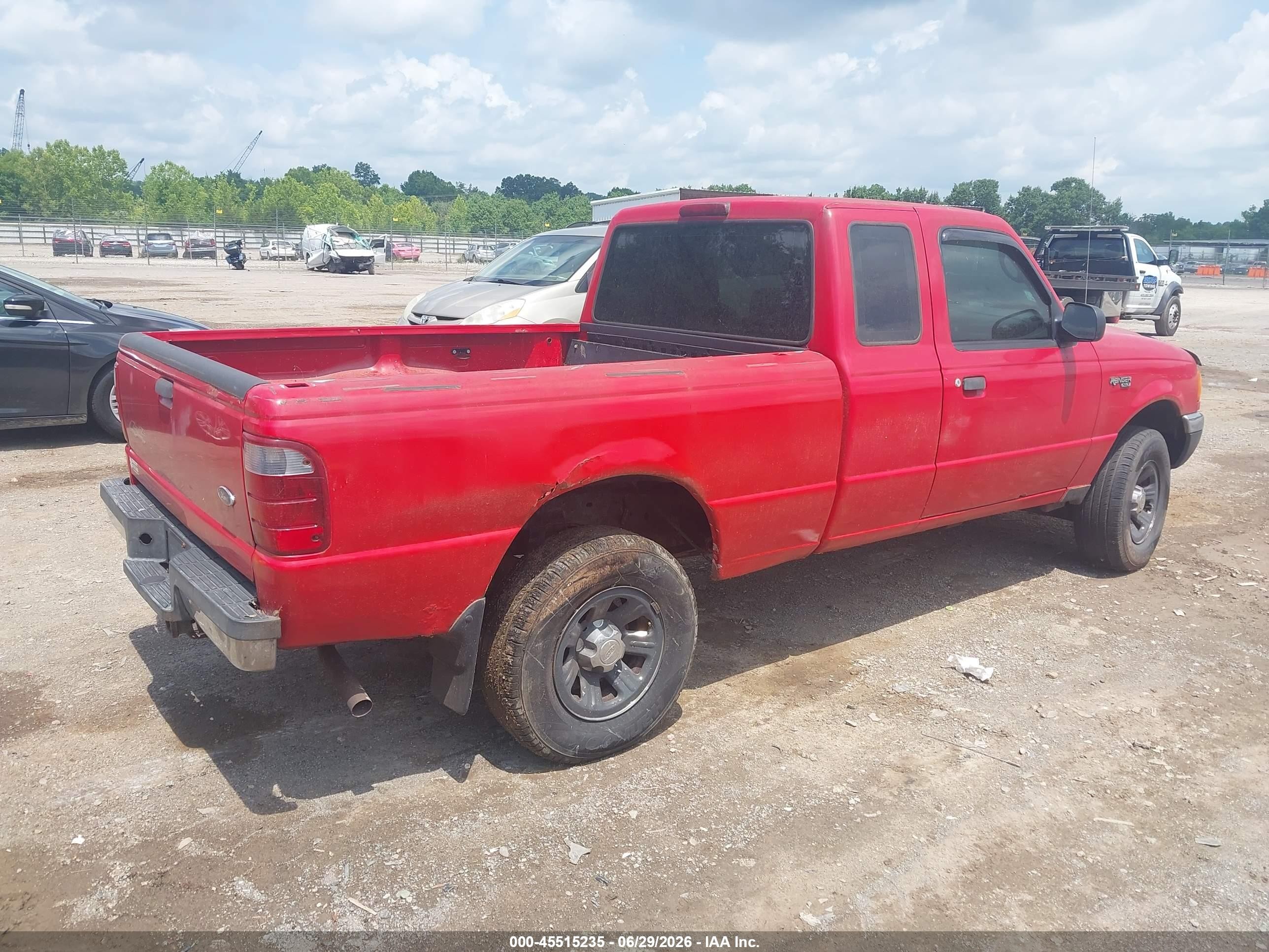 2005 Ford Ranger Edge/xl/xlt Red vin: 1FTZR15E75PA02818