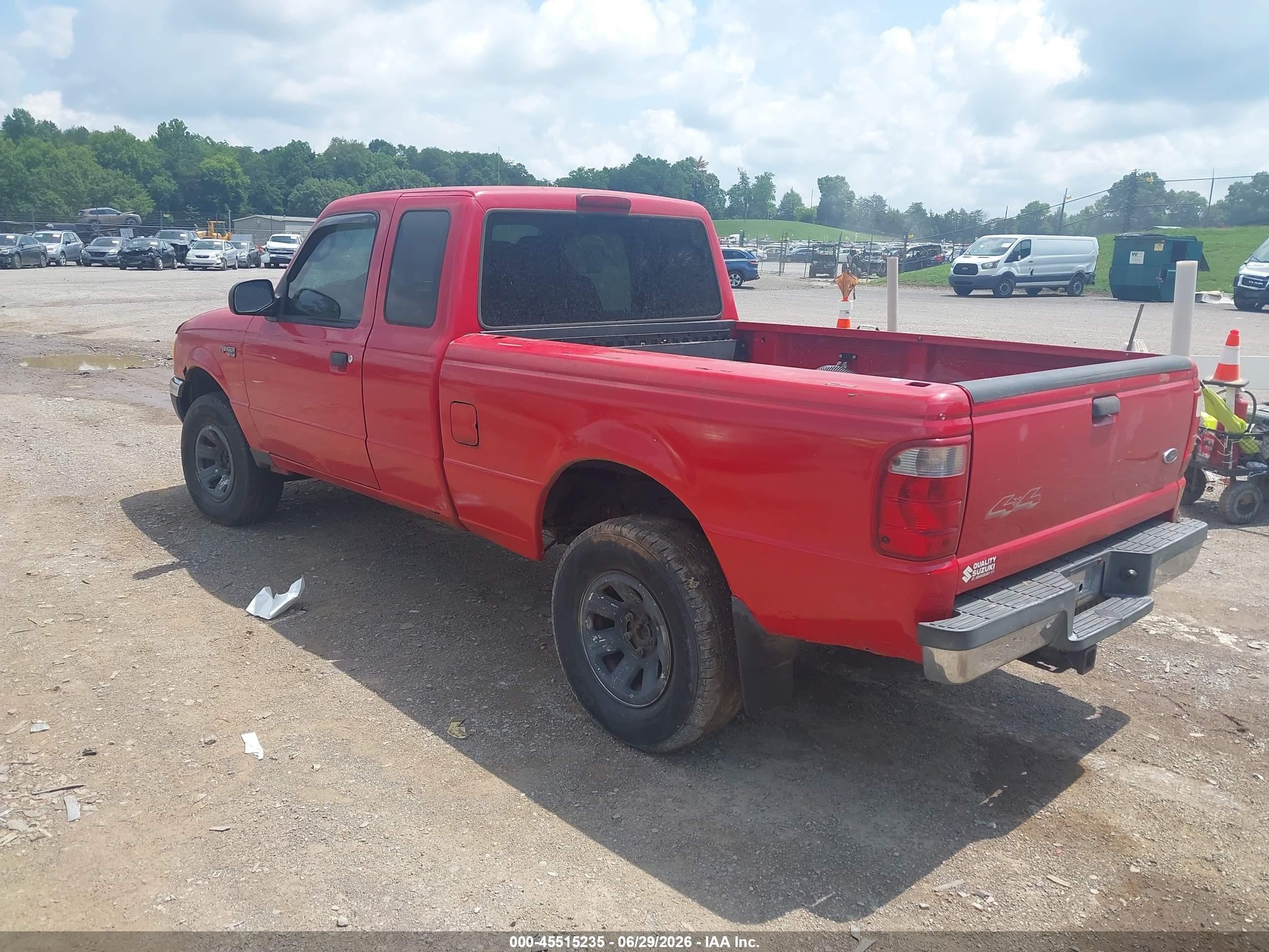 2005 Ford Ranger Edge/xl/xlt Red vin: 1FTZR15E75PA02818