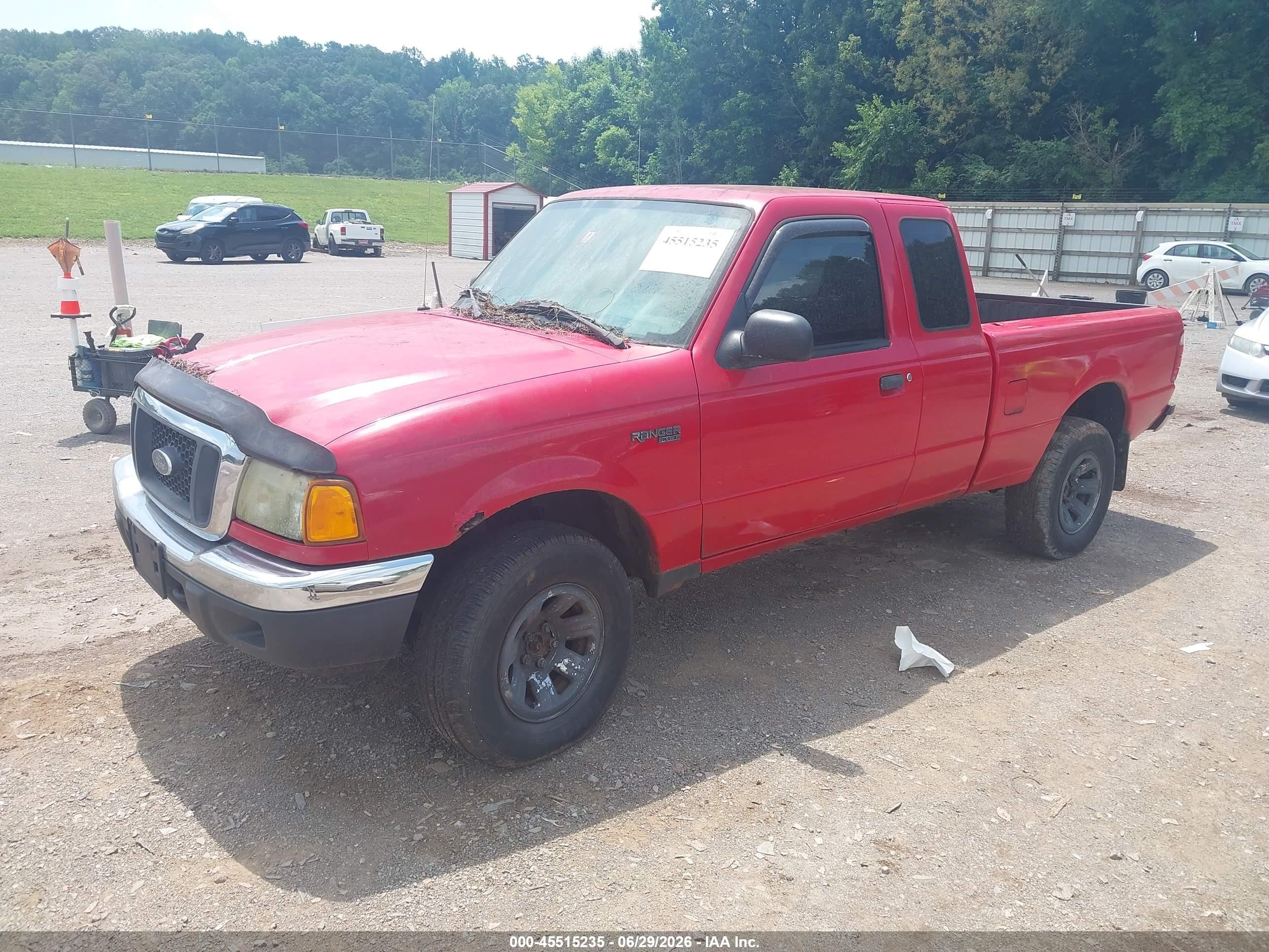 2005 Ford Ranger Edge/xl/xlt Red vin: 1FTZR15E75PA02818