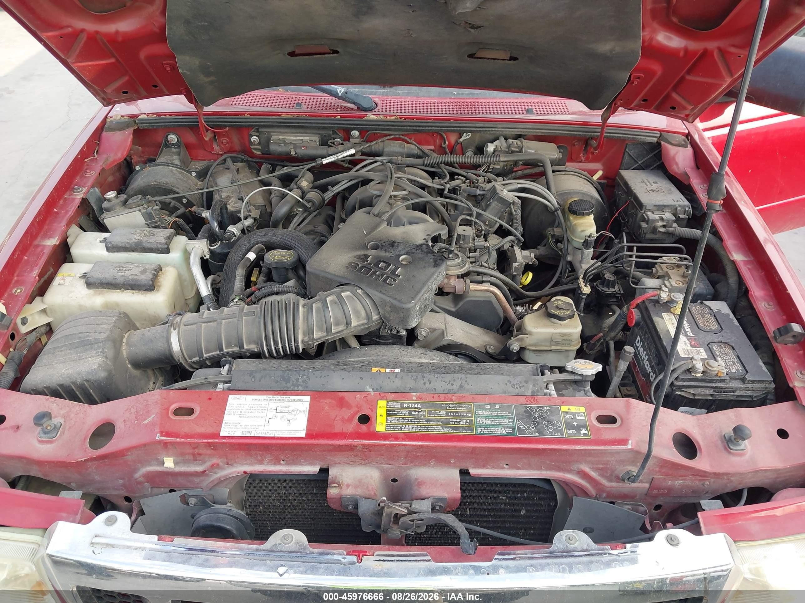 2006 Ford Ranger Fx4 Off-road/sport/xl/xlt Red vin: 1FTZR15E76PA53060