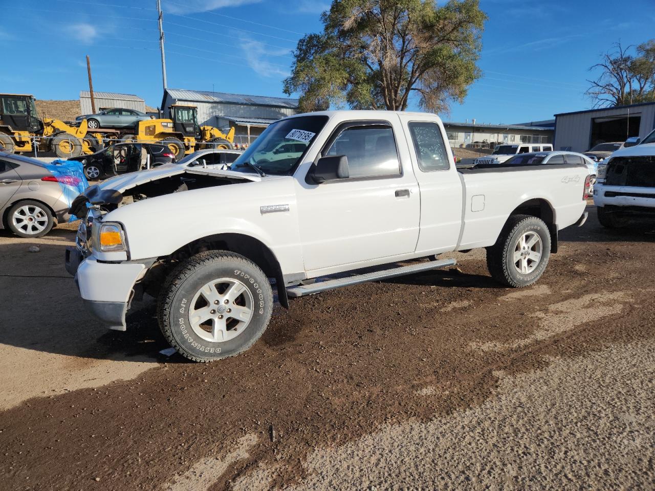 2006 Ford Ranger Super Cab White vin: 1FTZR15E76PA67007