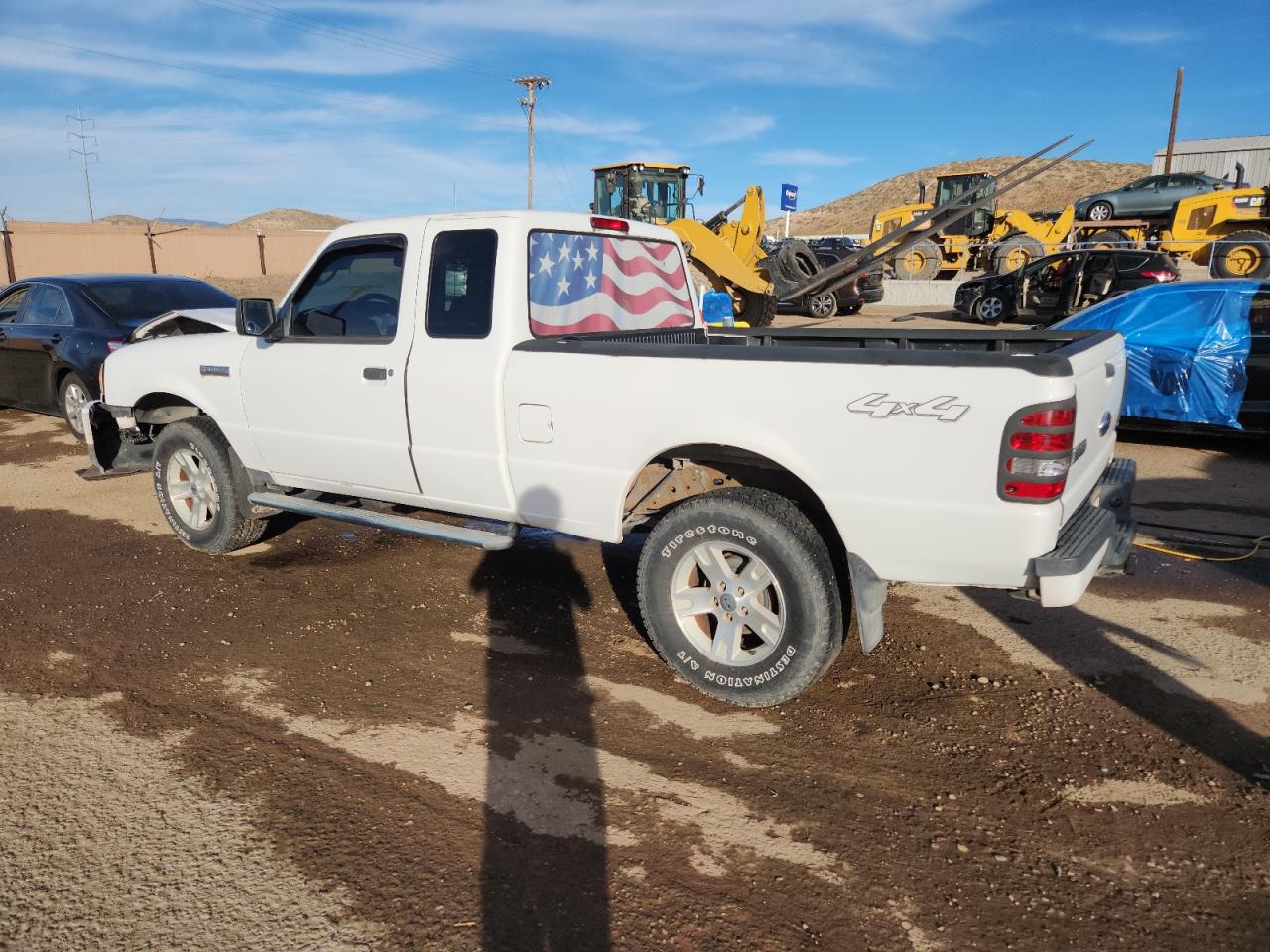 2006 Ford Ranger Super Cab White vin: 1FTZR15E76PA67007