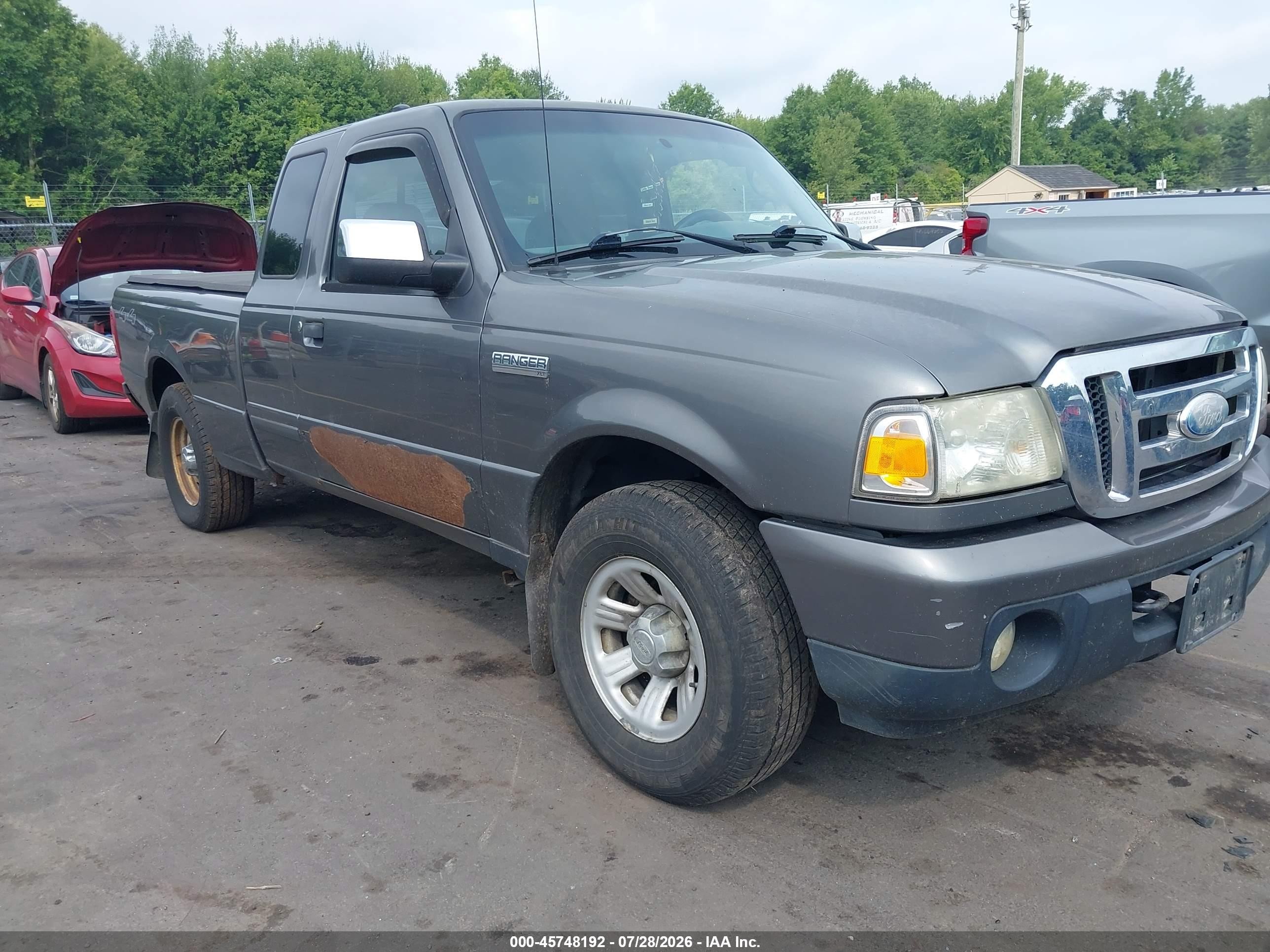 2008 Ford Ranger Fx4 Off-rd/sport/xl/xlt Gray vin: 1FTZR15E78PA58567