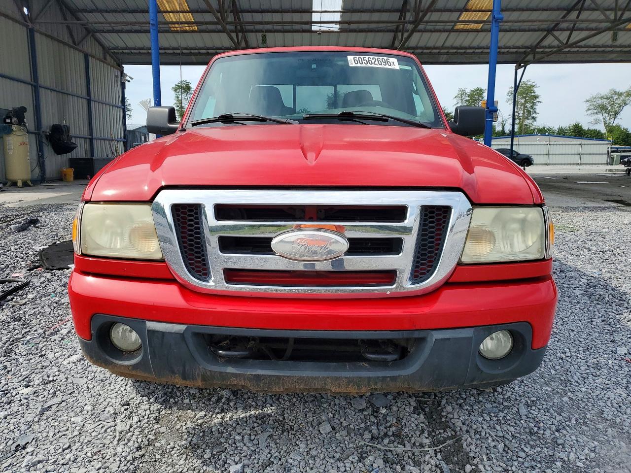 2009 Ford Ranger Super Cab Red vin: 1FTZR15E79PA07149