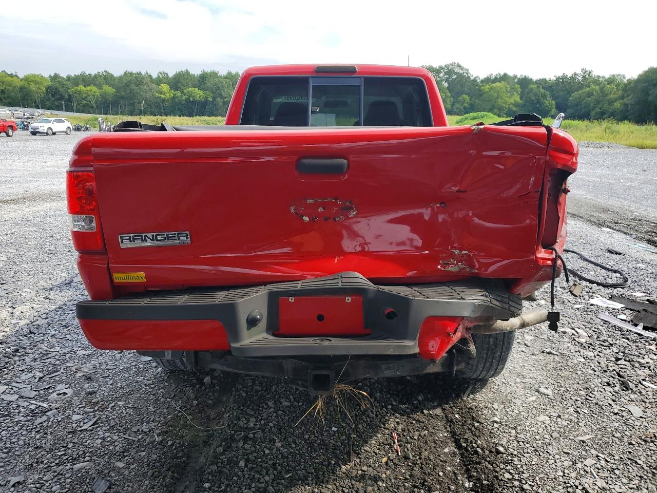 2009 Ford Ranger Super Cab Red vin: 1FTZR15E79PA07149