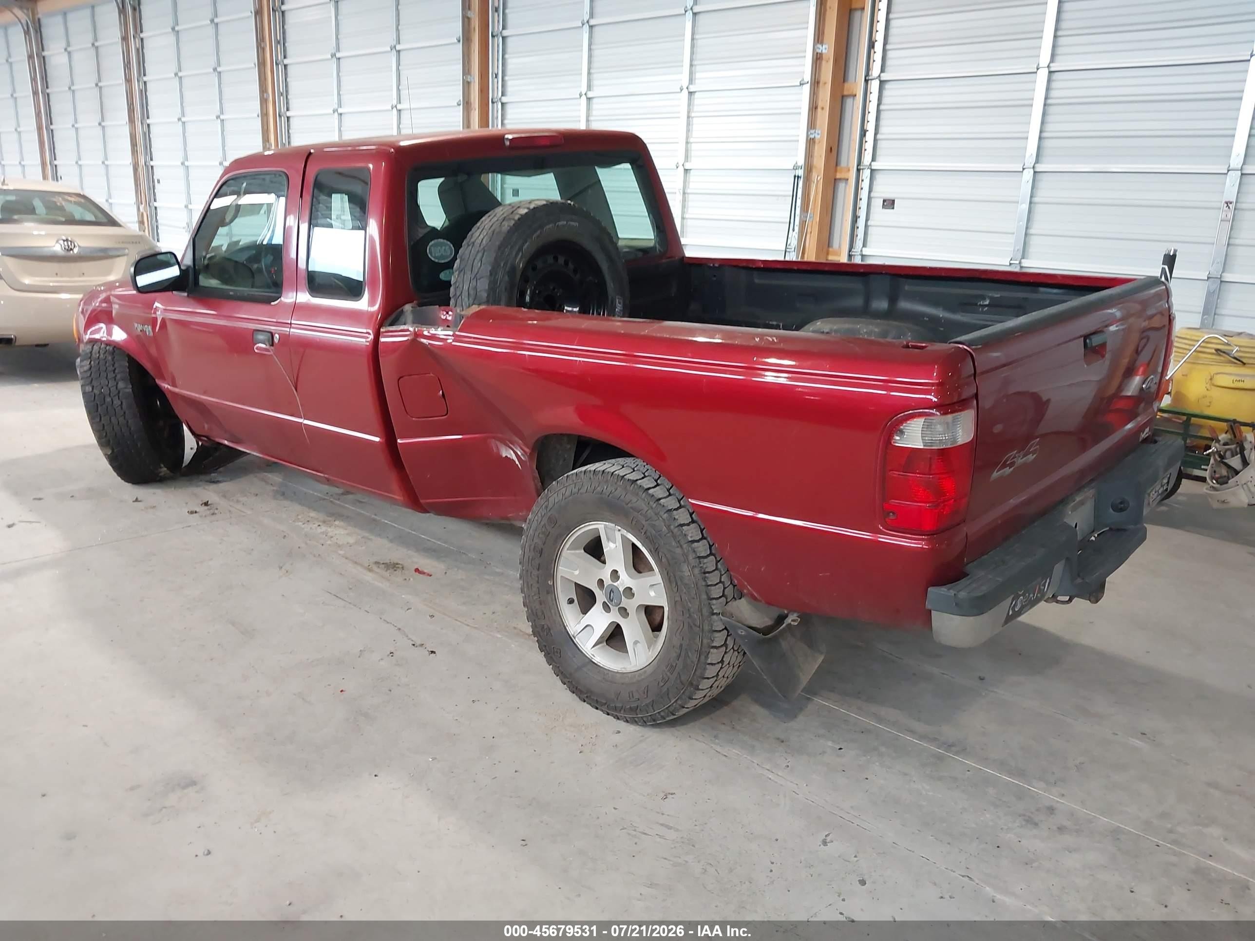 2005 Ford Ranger Edge/xl/xlt Red vin: 1FTZR15E85PA27632