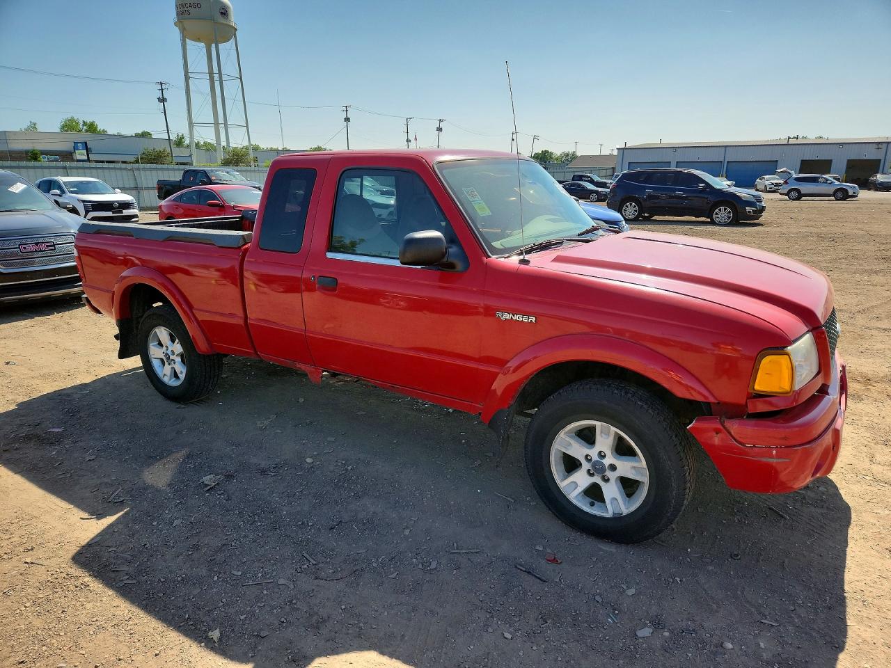 2001 Ford Ranger Super Cab Красный vin: 1FTZR15E91PA90829