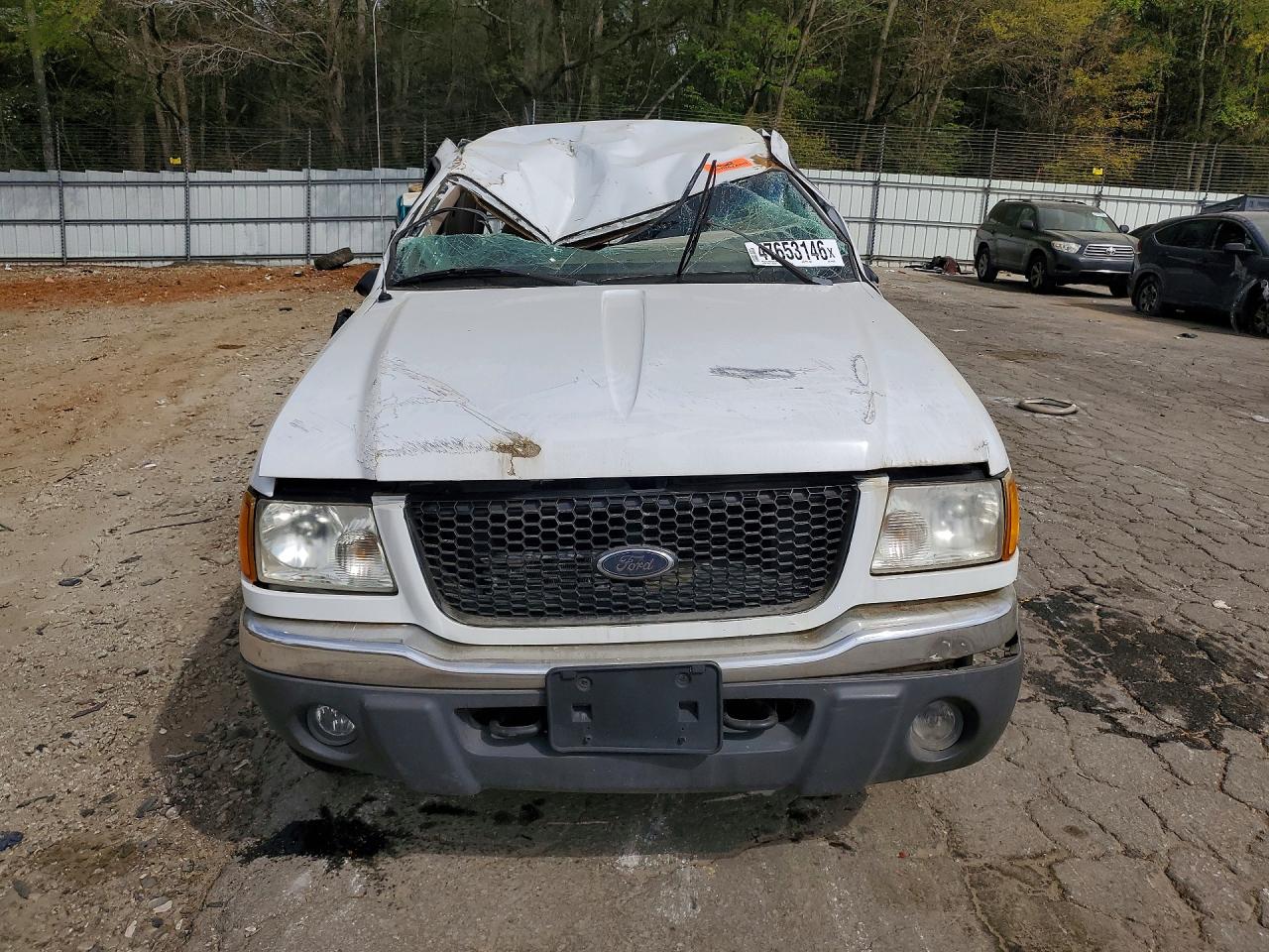 2001 Ford Ranger Super Cab White vin: 1FTZR15E91TA48233