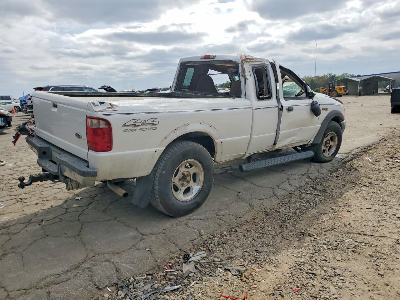 2001 Ford Ranger Super Cab White vin: 1FTZR15E91TA48233