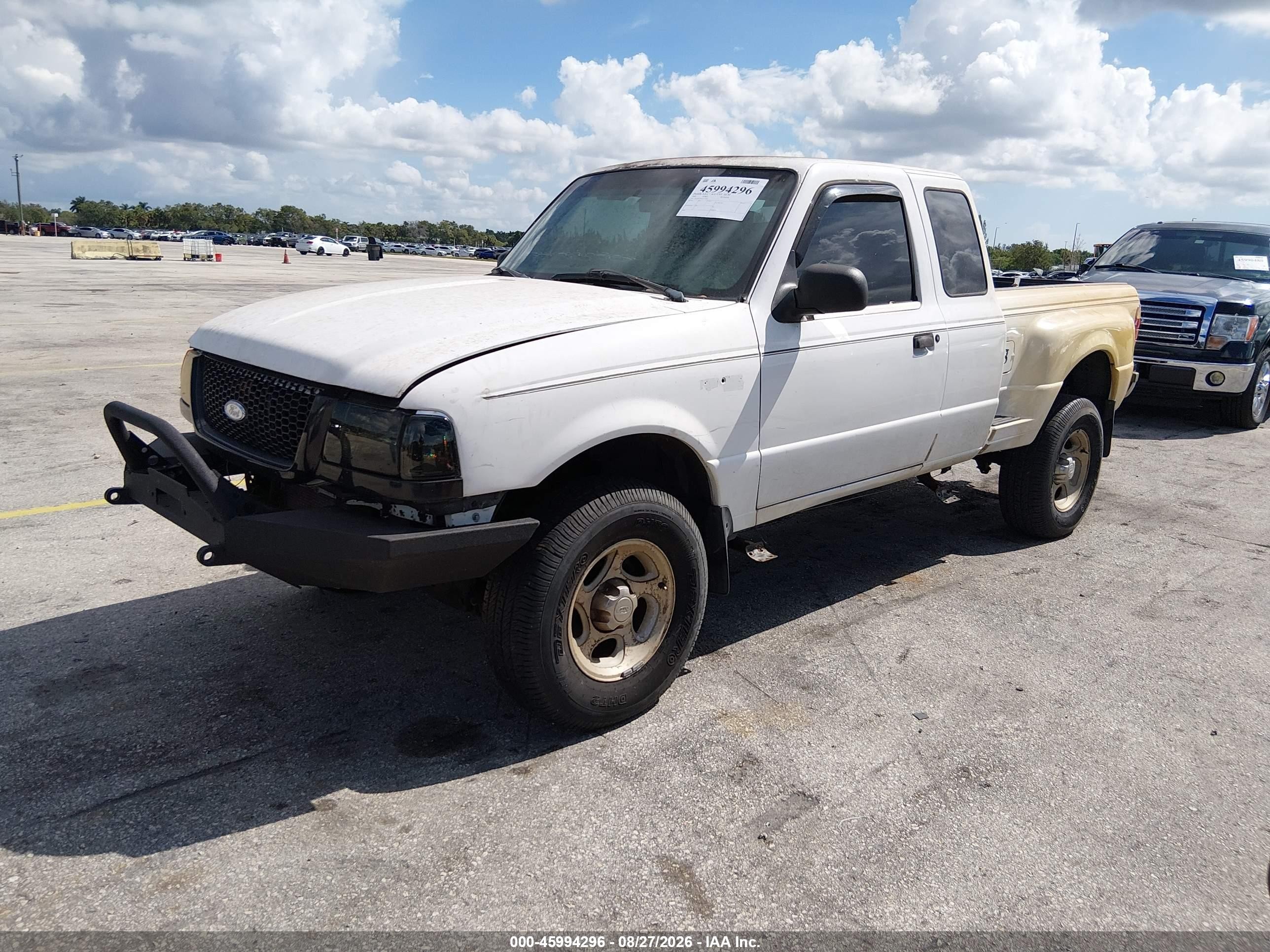 2002 Ford Ranger Xlt White vin: 1FTZR15E92TA77412