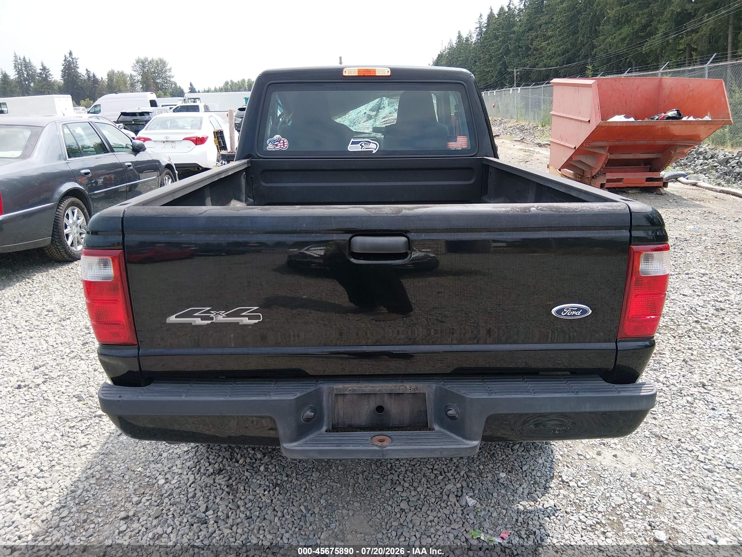 2005 Ford Ranger Edge/xl/xlt Black vin: 1FTZR15E95PA45010