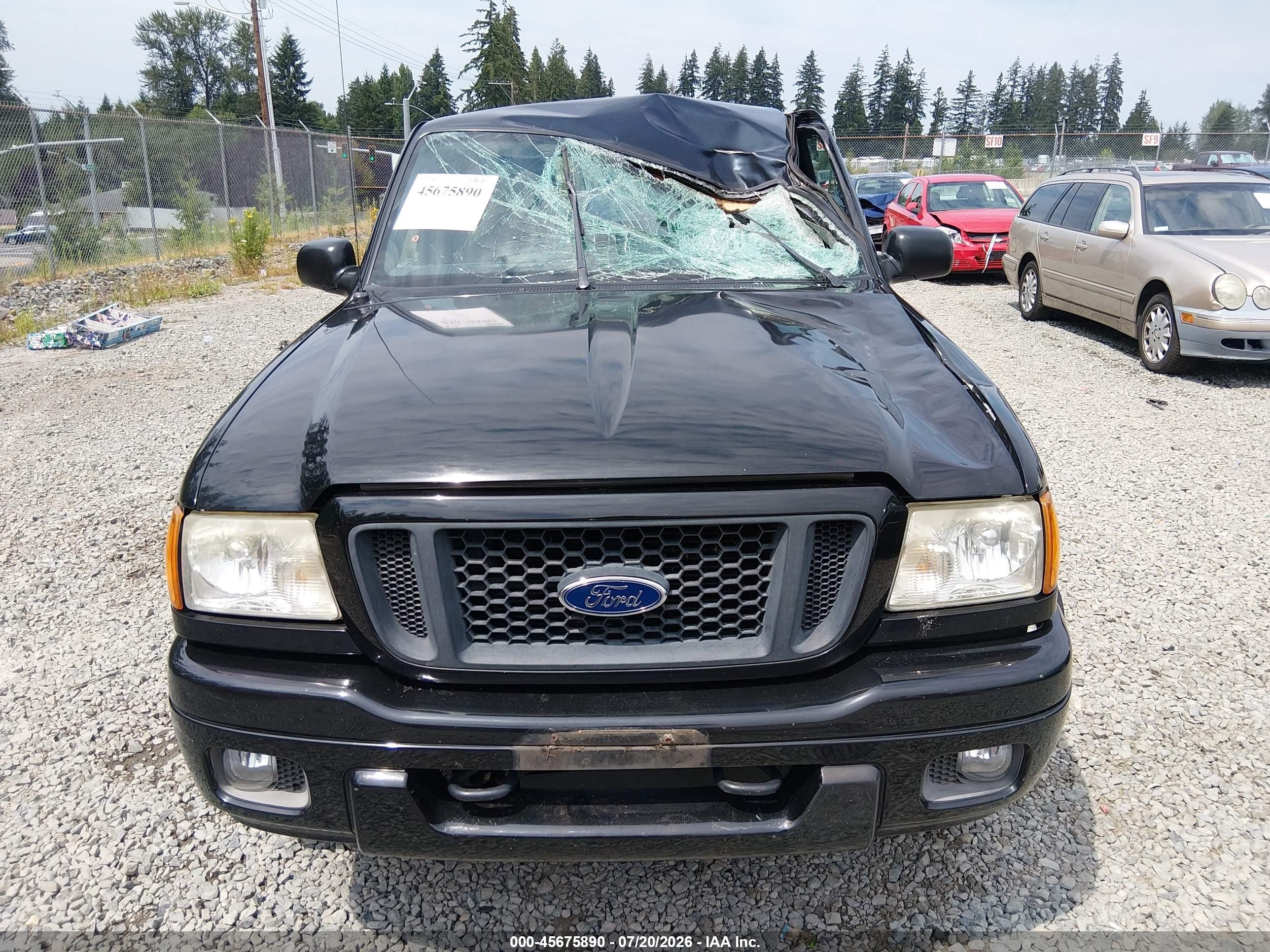2005 Ford Ranger Edge/xl/xlt Black vin: 1FTZR15E95PA45010