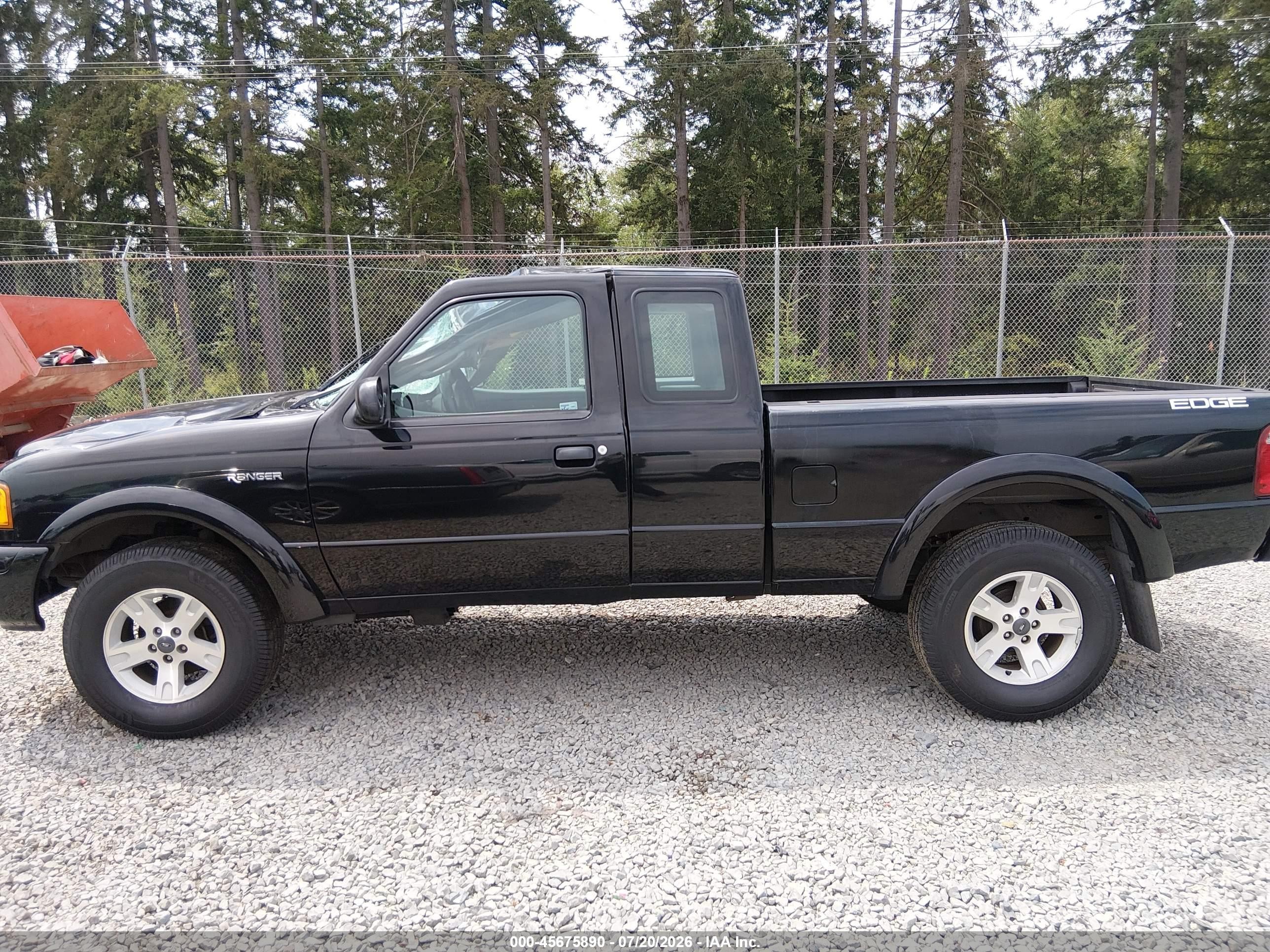 2005 Ford Ranger Edge/xl/xlt Black vin: 1FTZR15E95PA45010