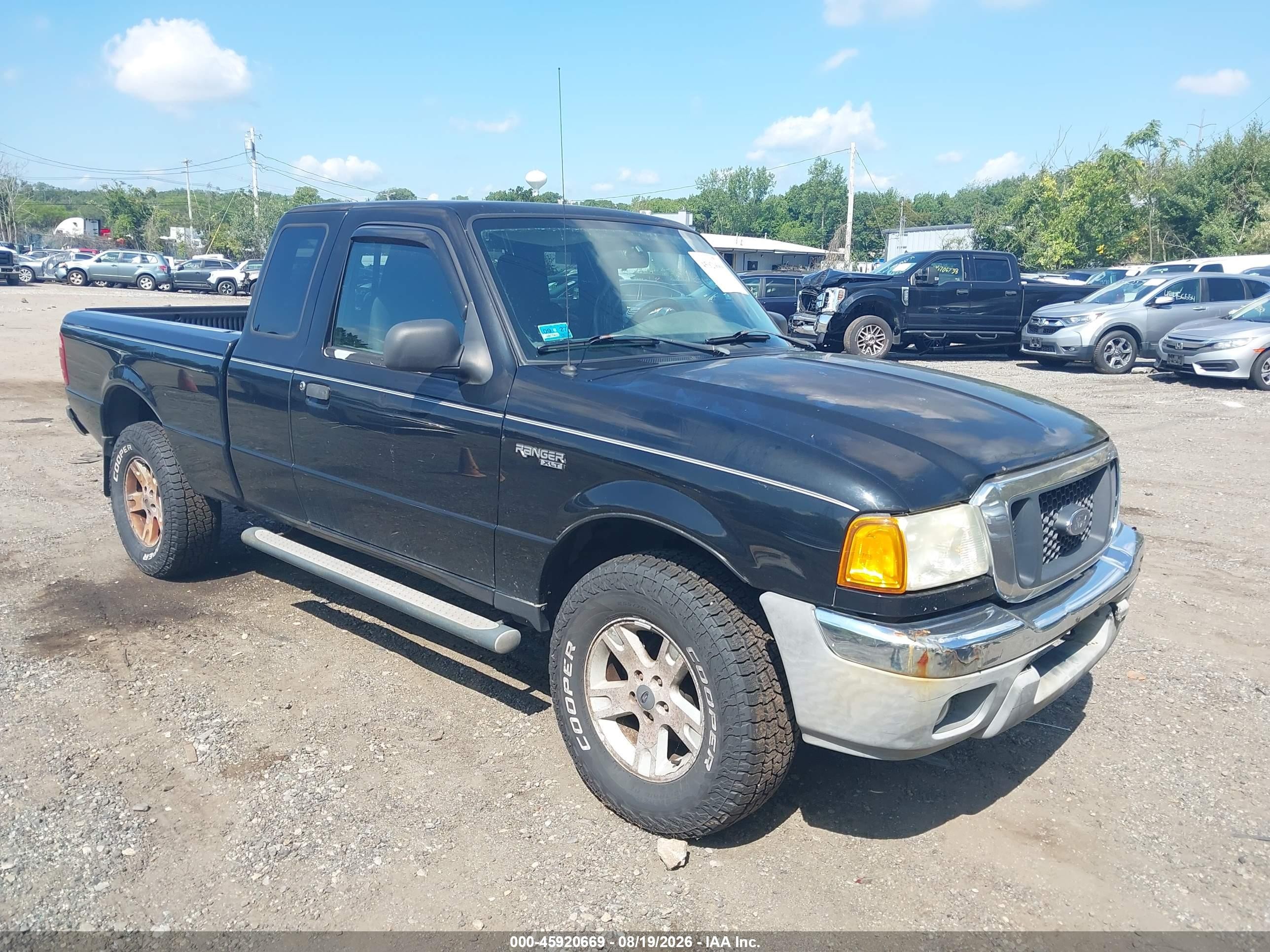 2005 Ford Ranger Edge/xl/xlt Черный vin: 1FTZR15E95PA96197