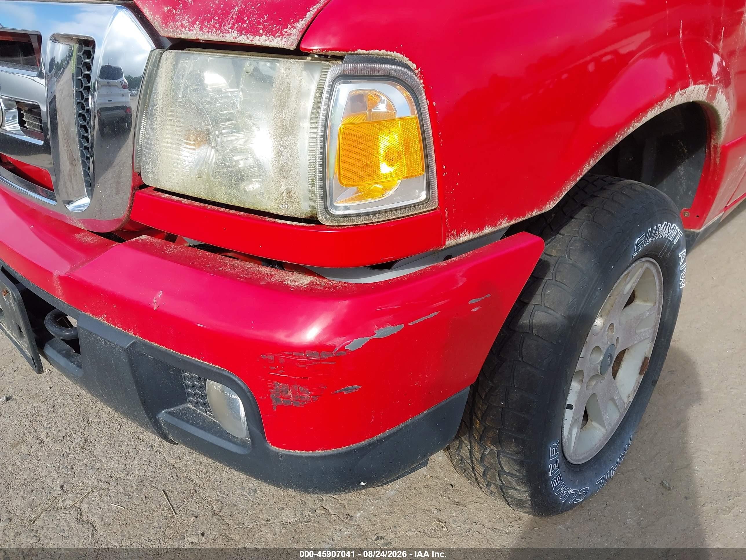 2006 Ford Ranger Fx4 Off-road/sport/xl/xlt Red vin: 1FTZR15E96PA16625