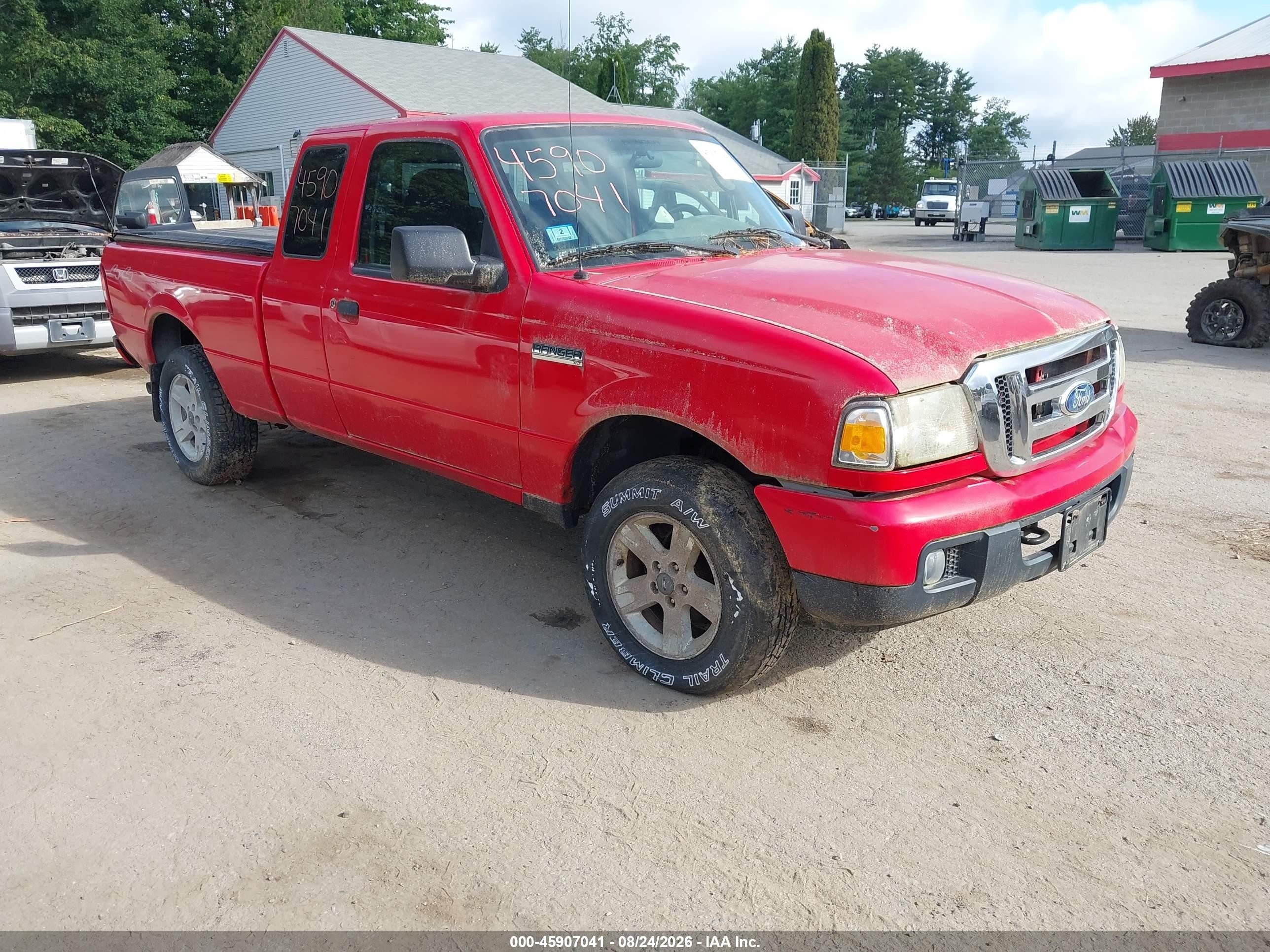 2006 Ford Ranger Fx4 Off-road/sport/xl/xlt Red vin: 1FTZR15E96PA16625