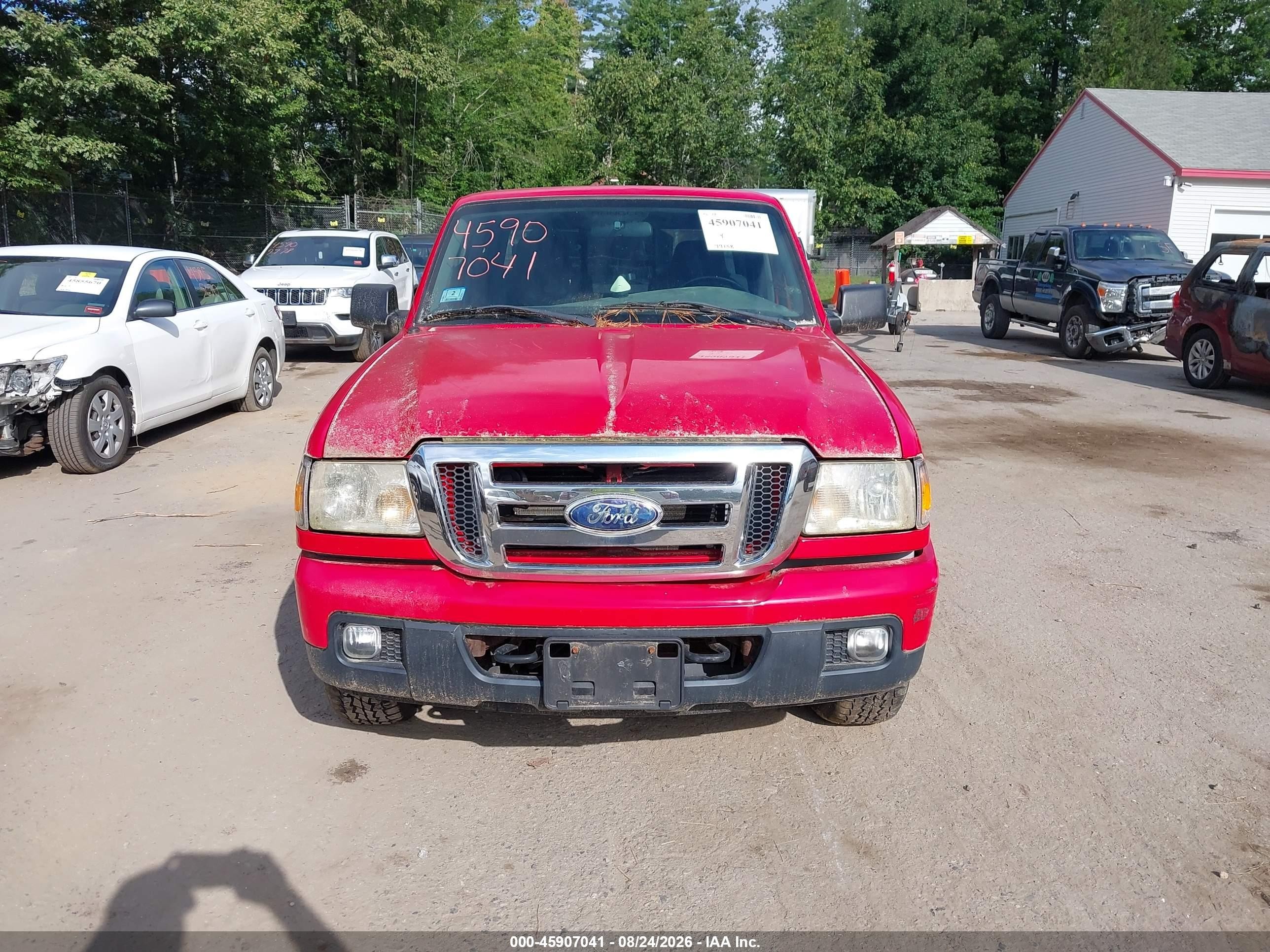2006 Ford Ranger Fx4 Off-road/sport/xl/xlt Red vin: 1FTZR15E96PA16625