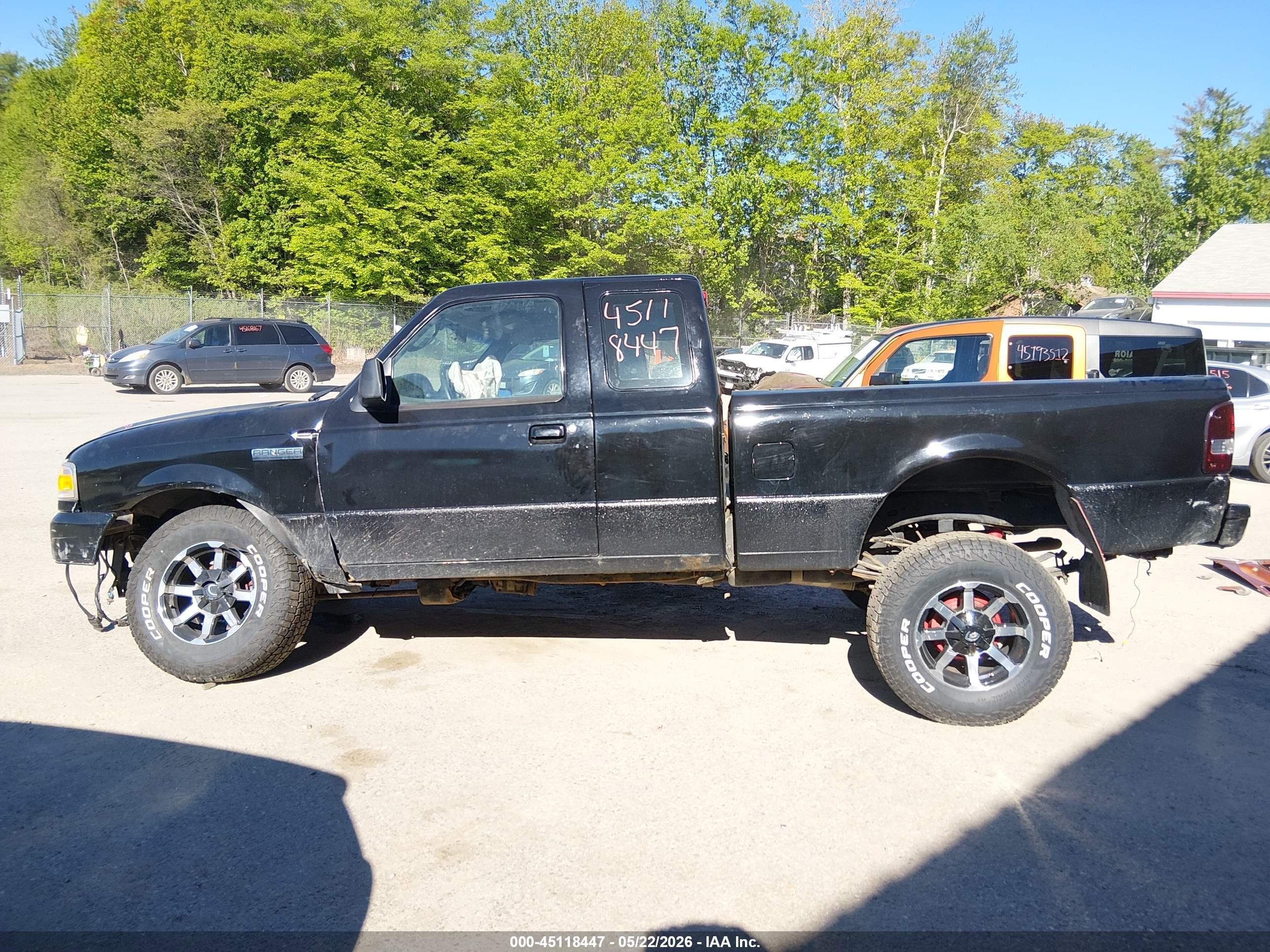 2006 Ford Ranger Fx4 Off-road/sport/xl/xlt Black vin: 1FTZR15E96PA36325