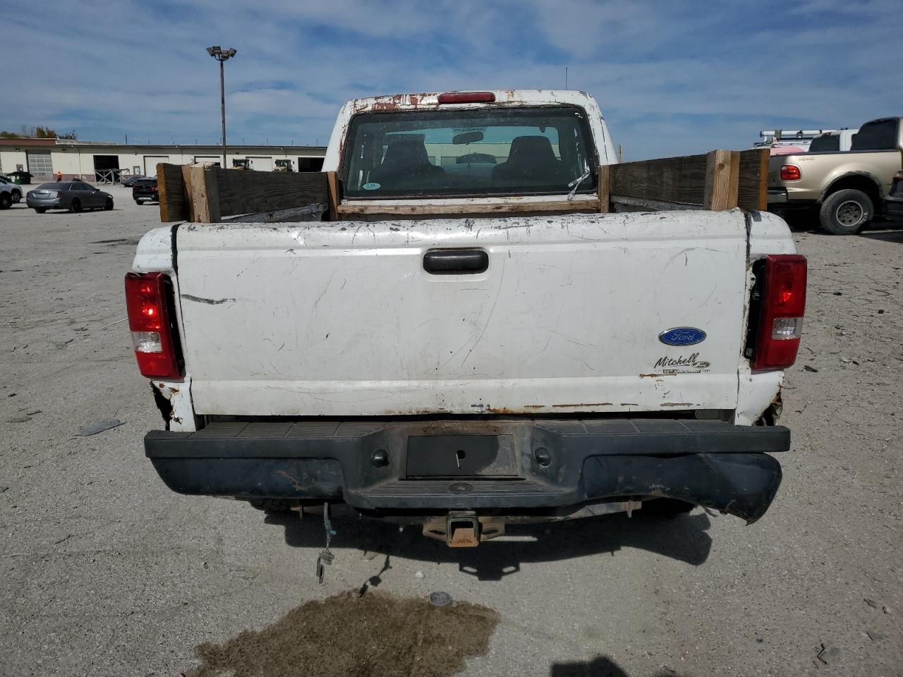 2007 Ford Ranger Super Cab White vin: 1FTZR15E97PA00653