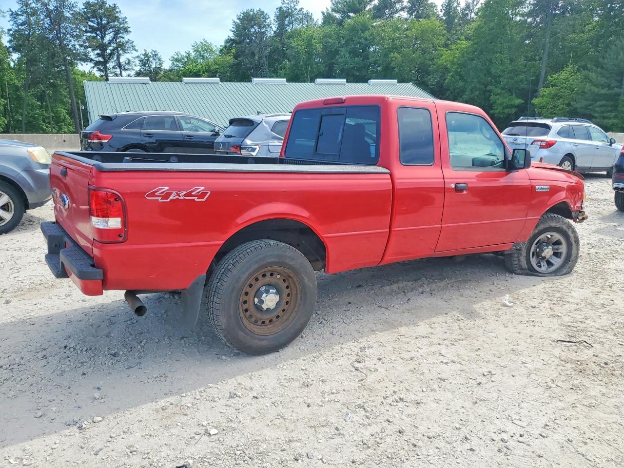 2008 Ford Ranger Super Cab Red vin: 1FTZR15E98PA06065