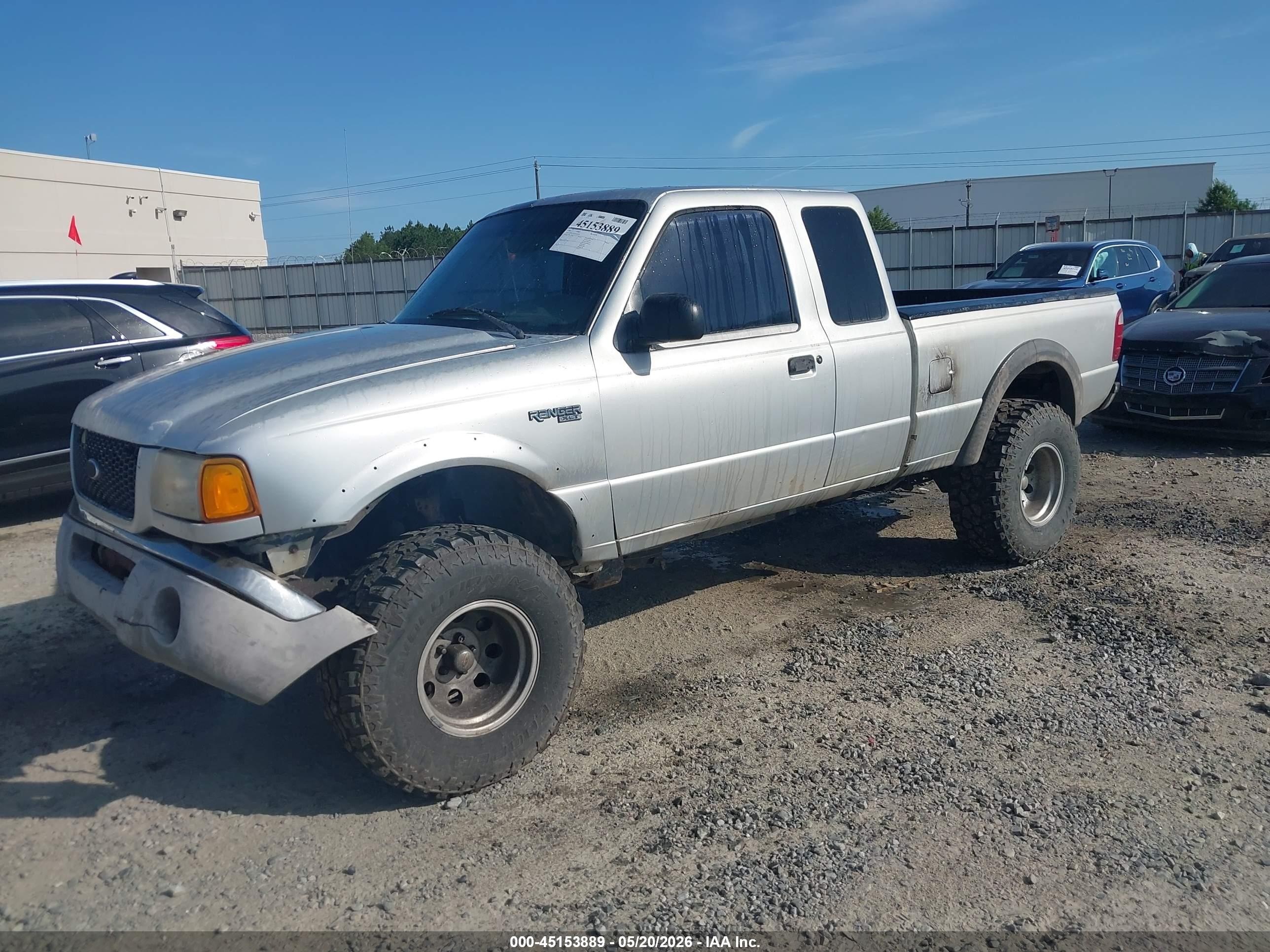 2001 Ford Ranger Edge/xlt Silver vin: 1FTZR15EX1PA26332