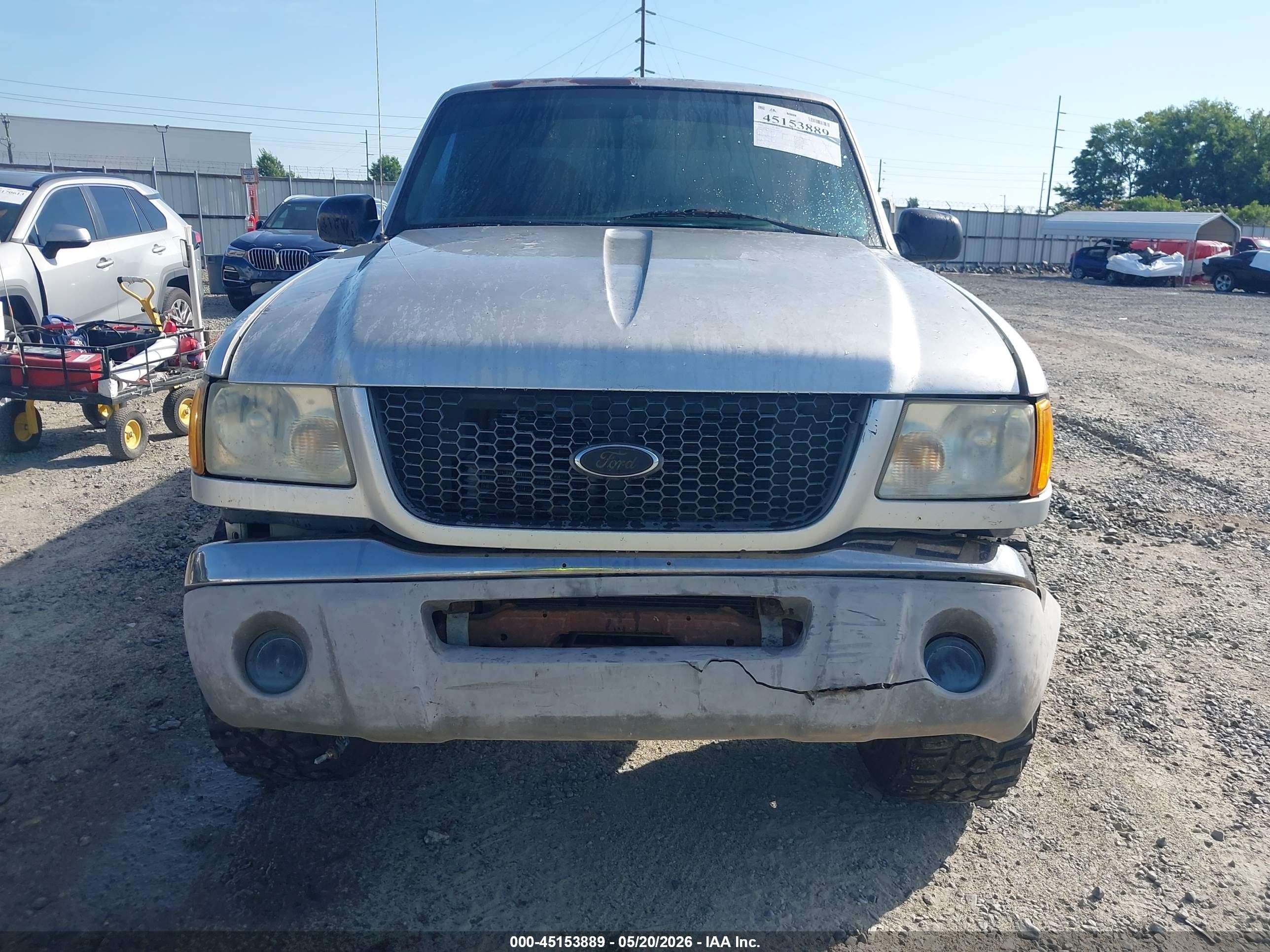 2001 Ford Ranger Edge/xlt Silver vin: 1FTZR15EX1PA26332