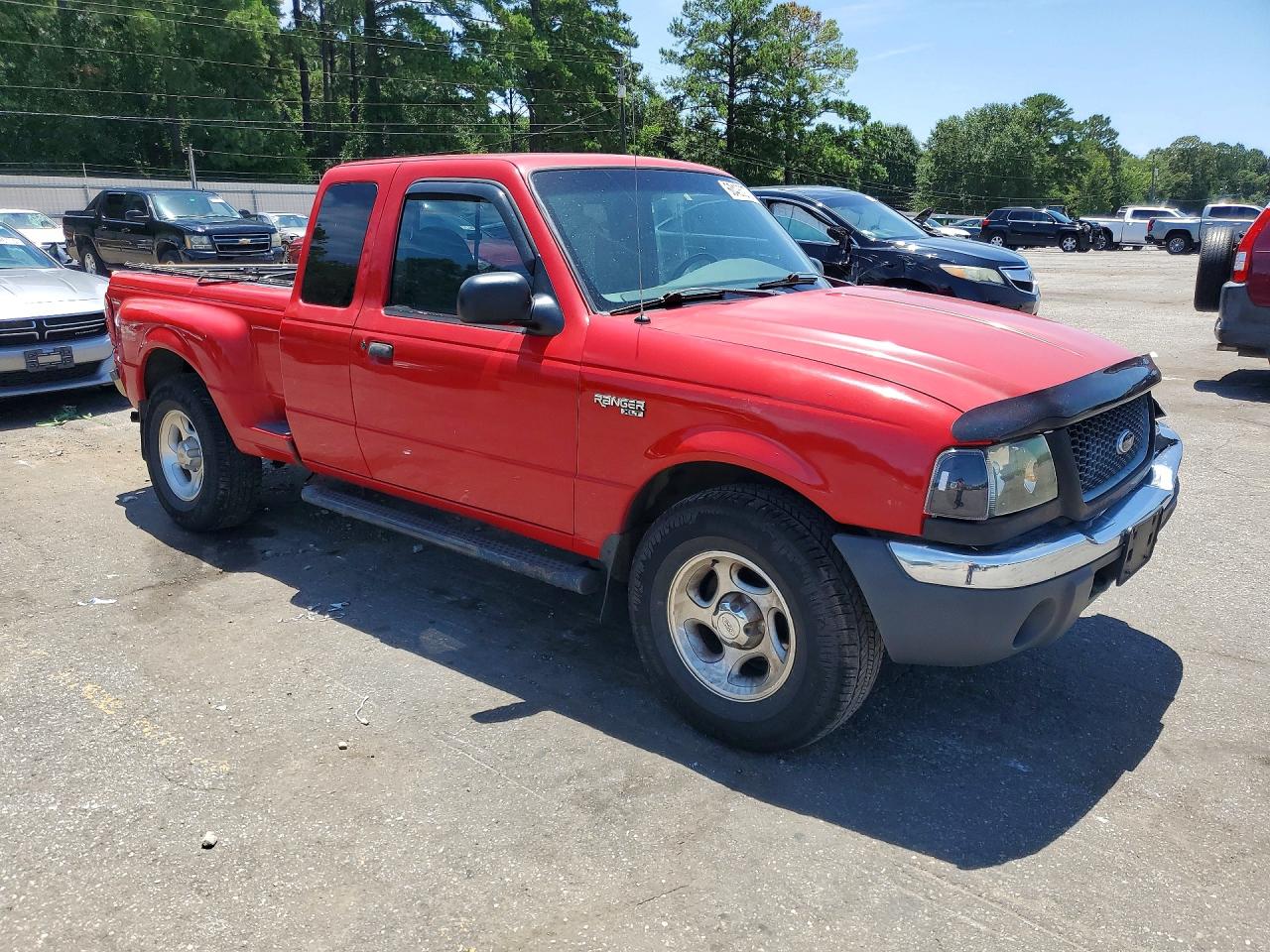2001 Ford Ranger Super Cab Красный vin: 1FTZR15EX1PA55717